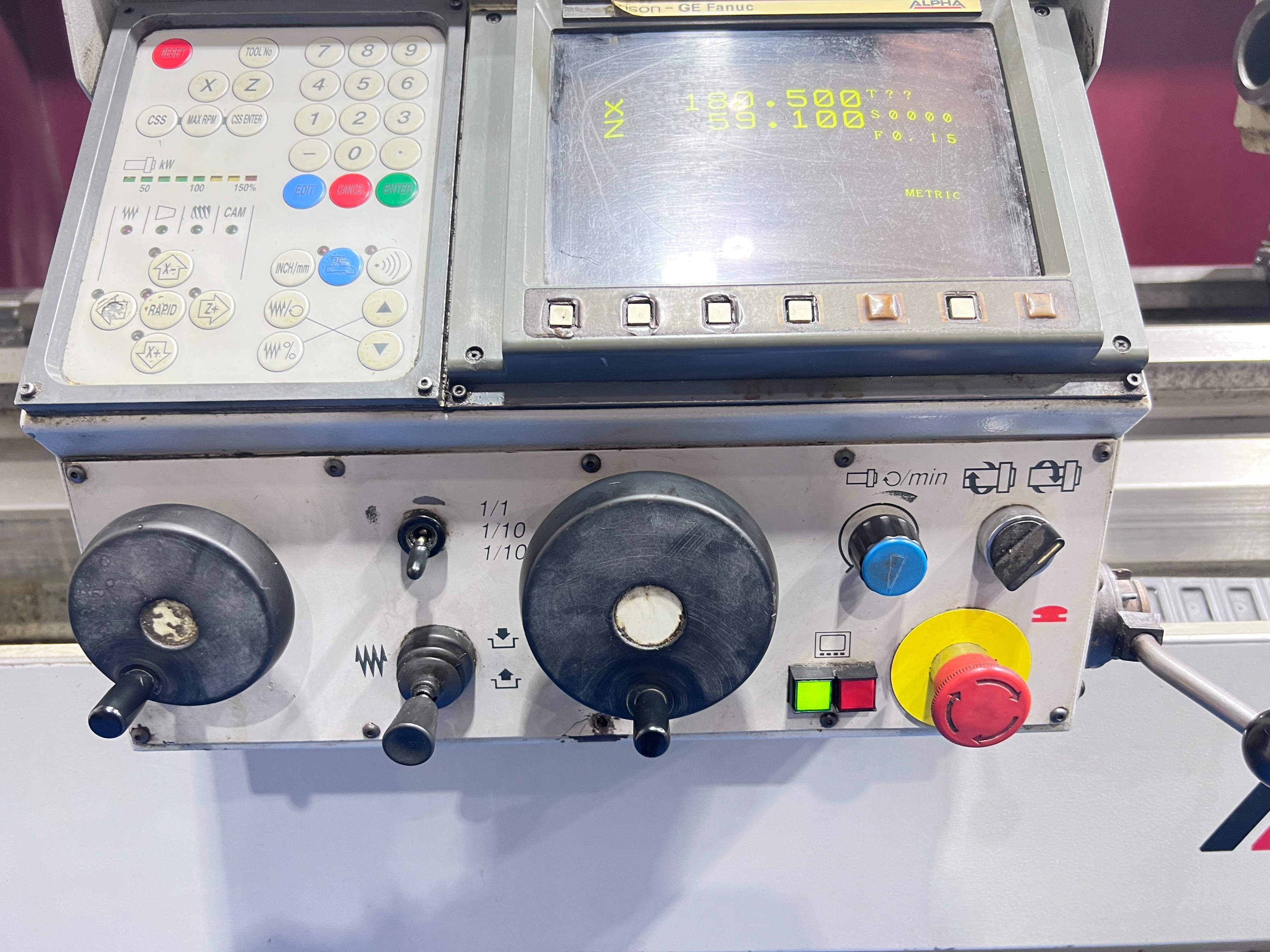 Harrison Alpha 460 CNC/Manual Gap Bed Centre Lathe