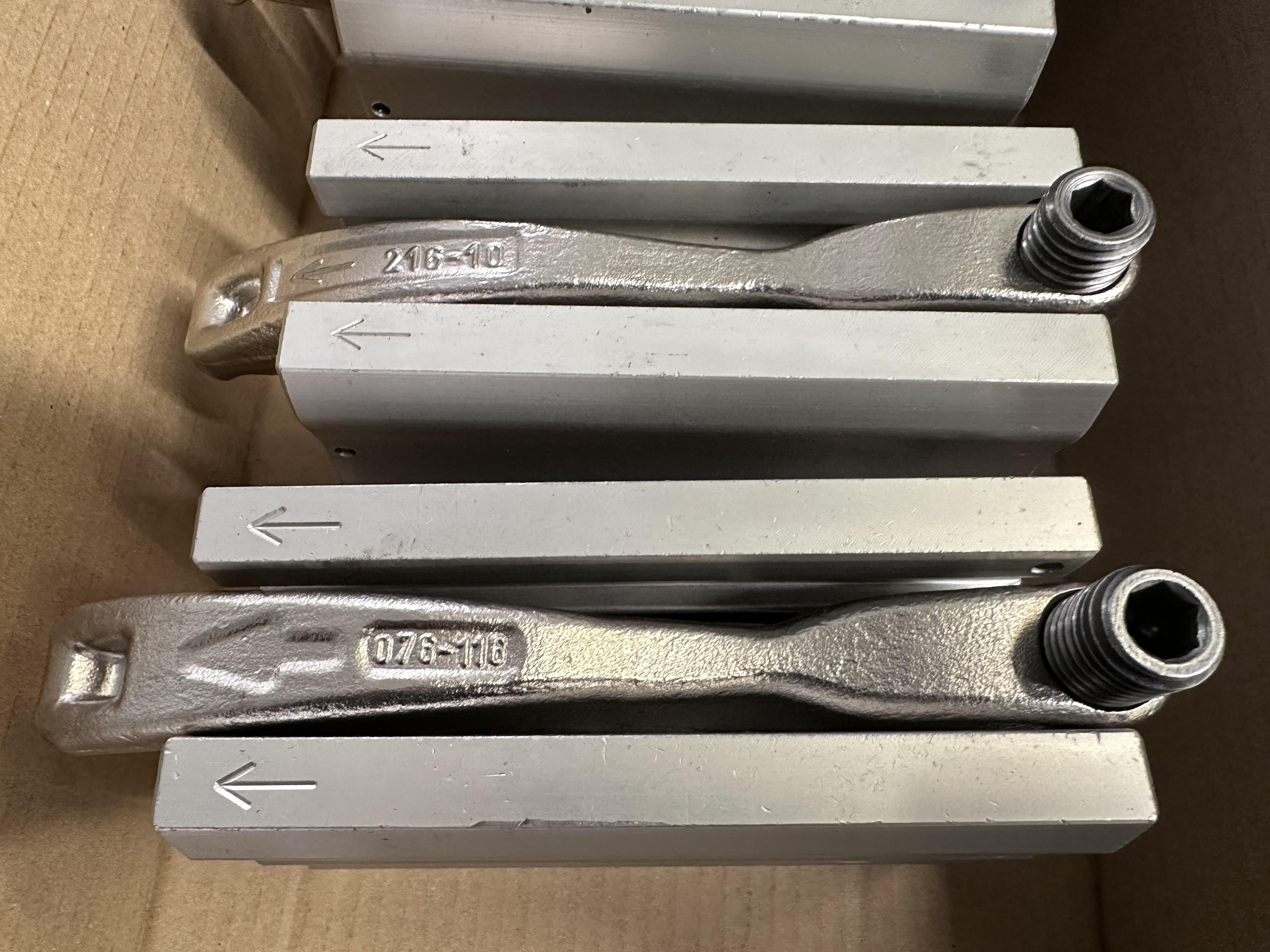 Lenzkes Height Adjustable Clamps (Qty 4)