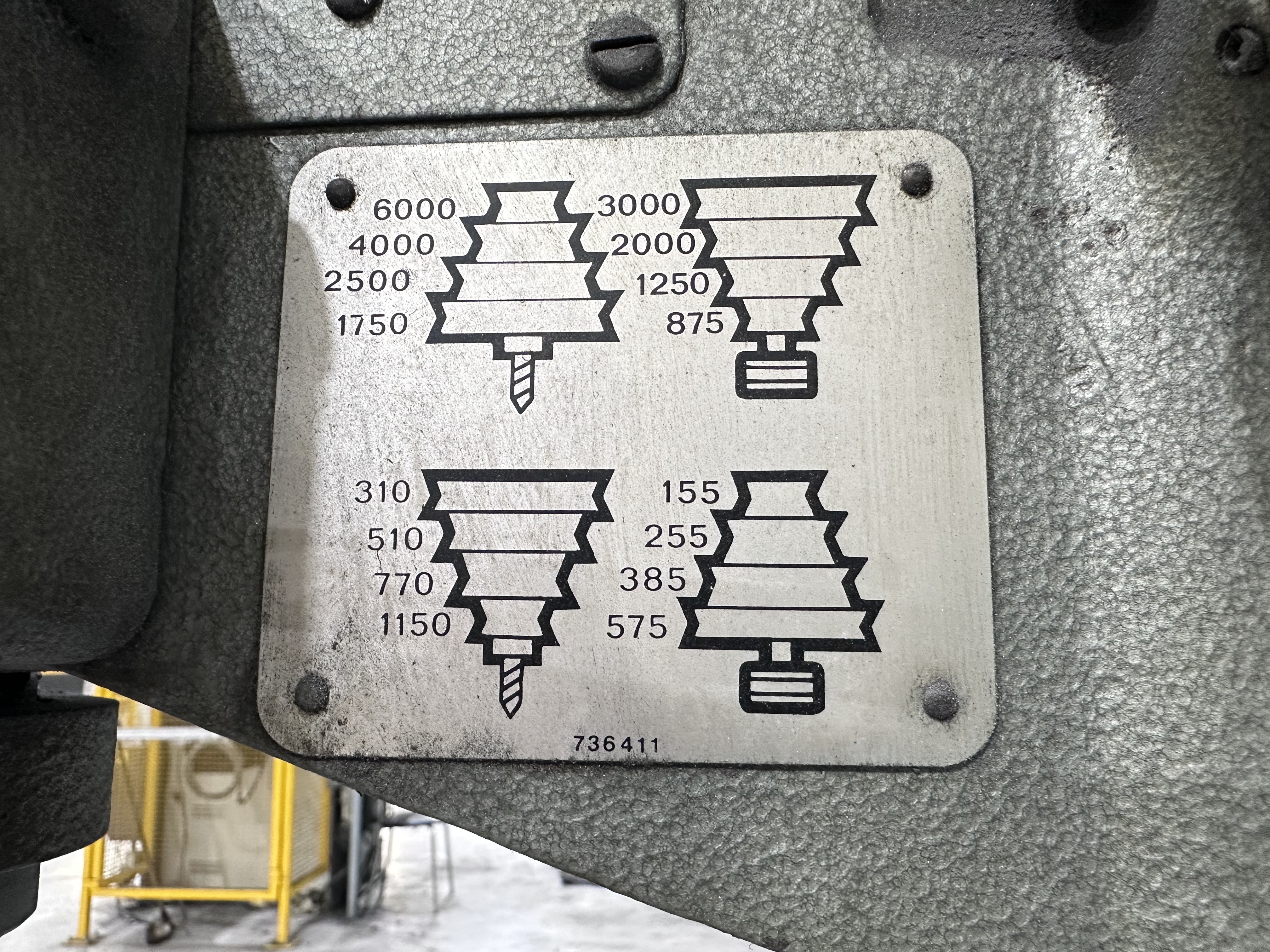 Cincinnati Milacron Bench Drill Type PE, 440V. S/No. 19024