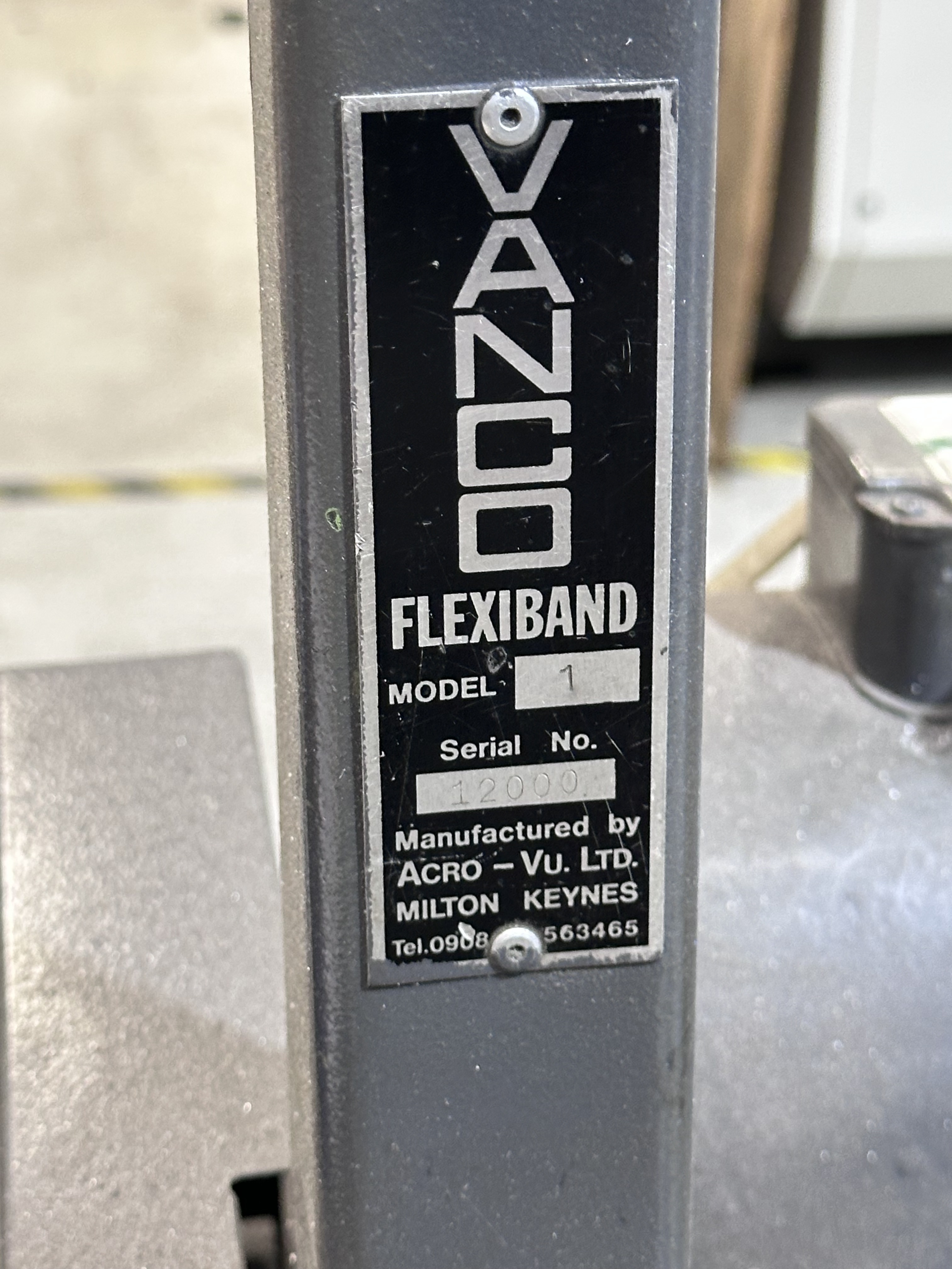 Vanco No. 1 Flexiband Linisher.