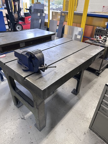 Cast Iron T Slot Surface Table, Size 1500 x 920mm