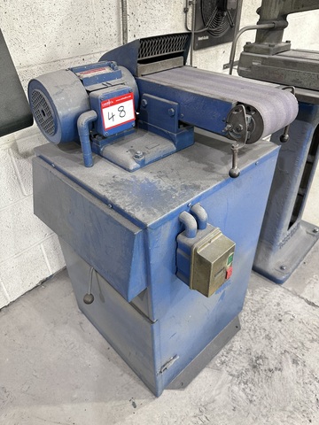 AJH Belt Linisher Mounted on  Dust Extractor
