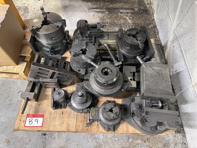 Various Machine Part Work Holding Vices & Angle Plate