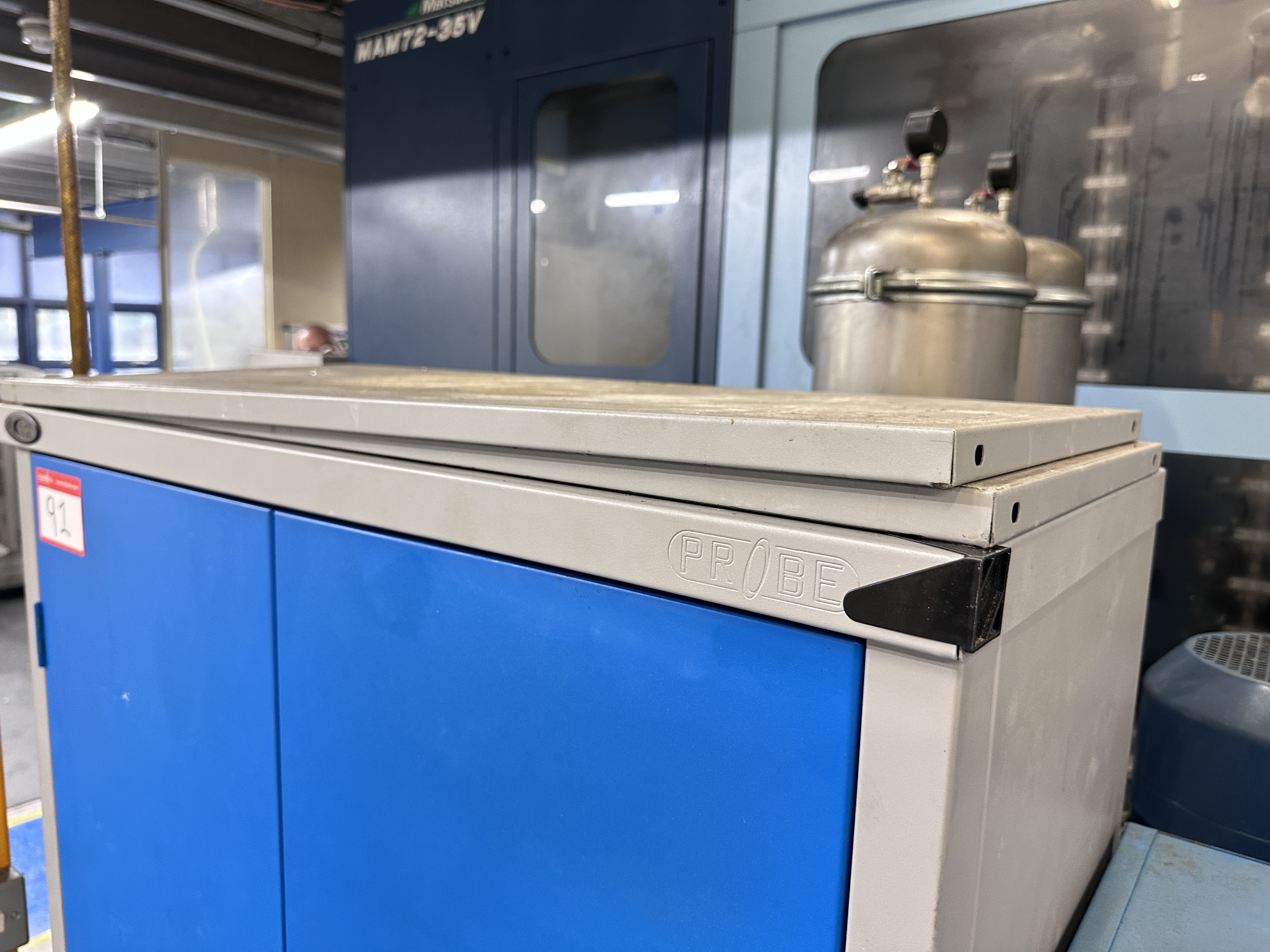 2 Door Upright Cabinet, No Key, No Contents