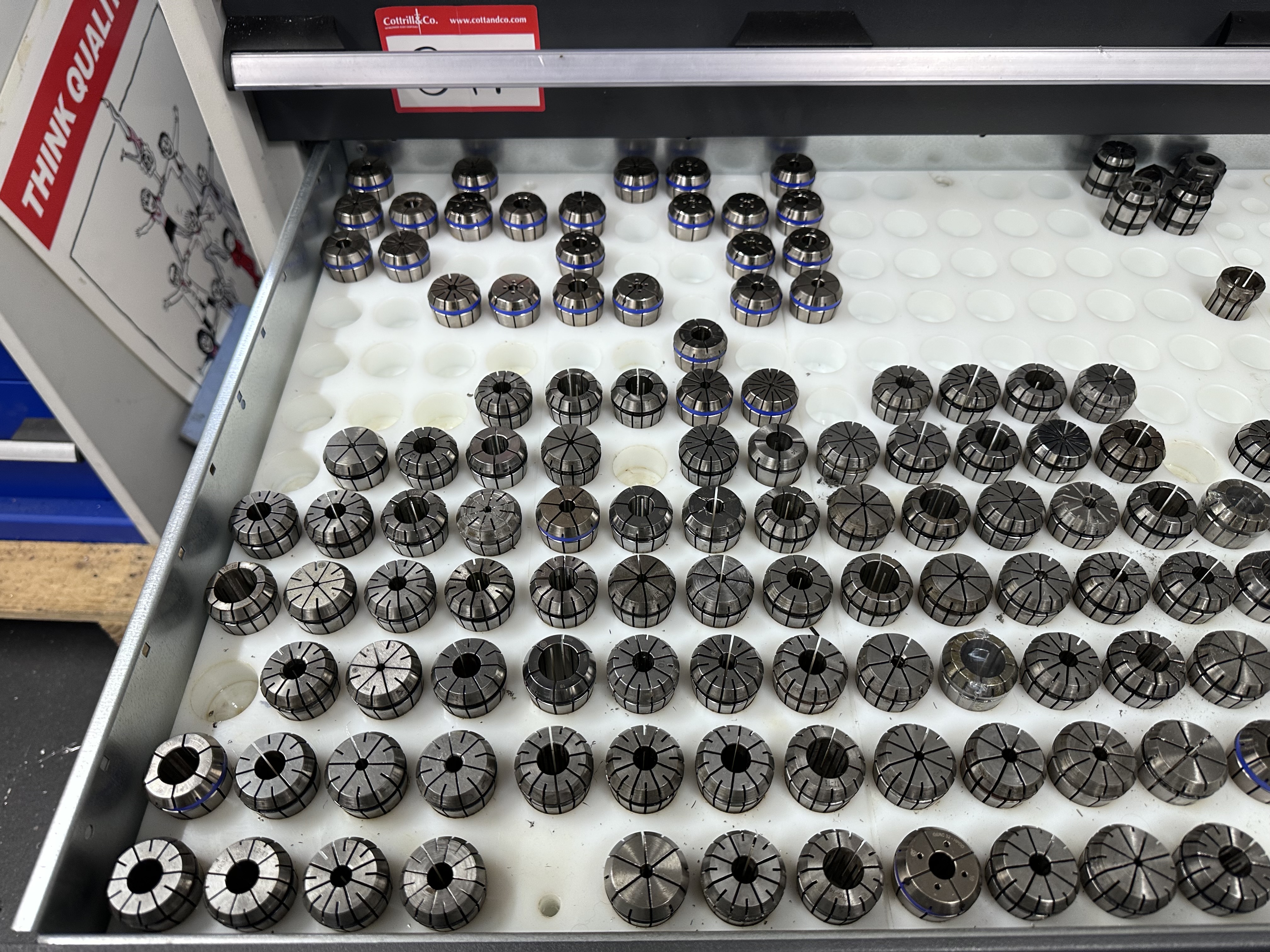 ER32 Collets in Various Sizes Including Pull Studs