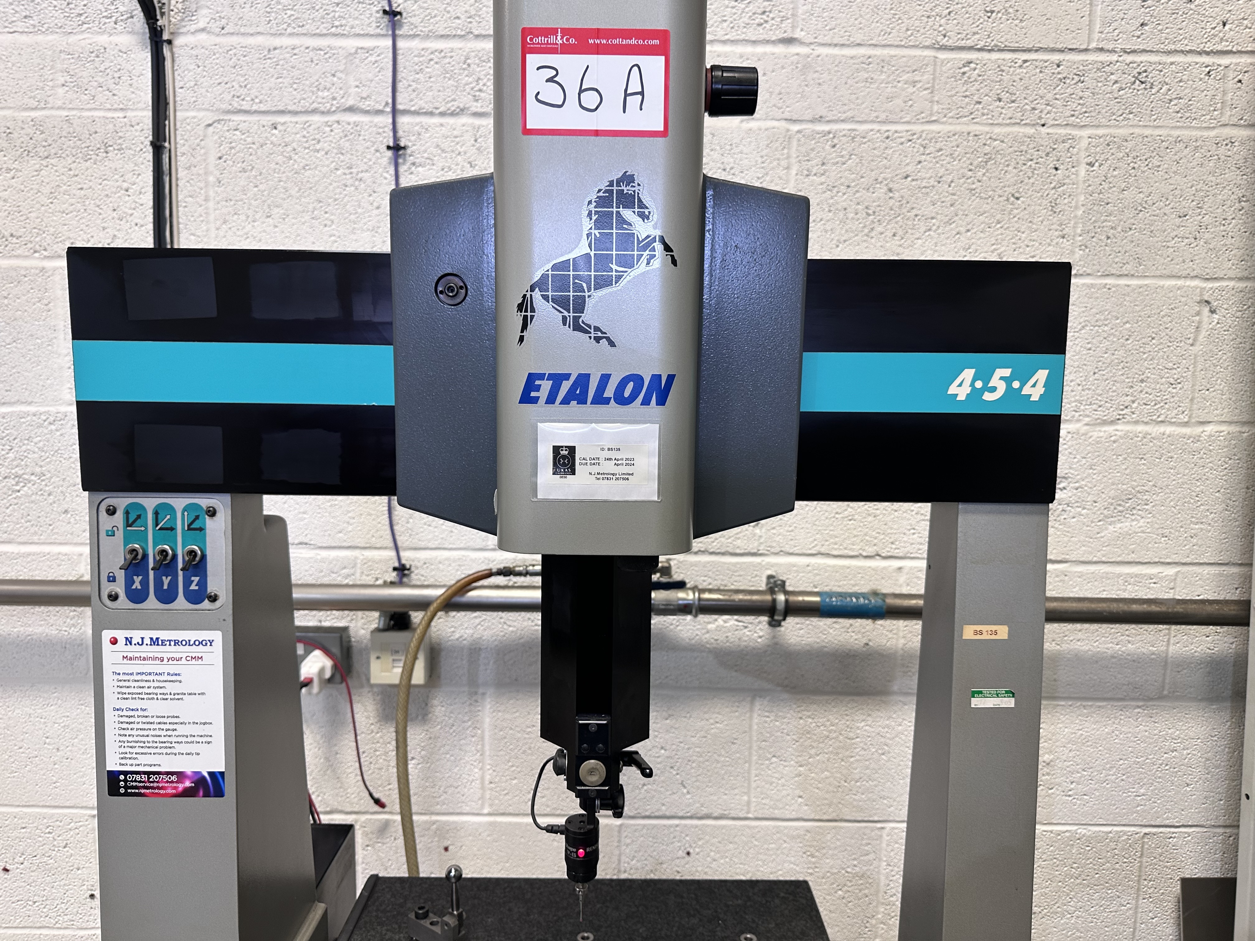 Brown & Sharpe Derby 4.5.4 Co-ordinate Measuring Machine