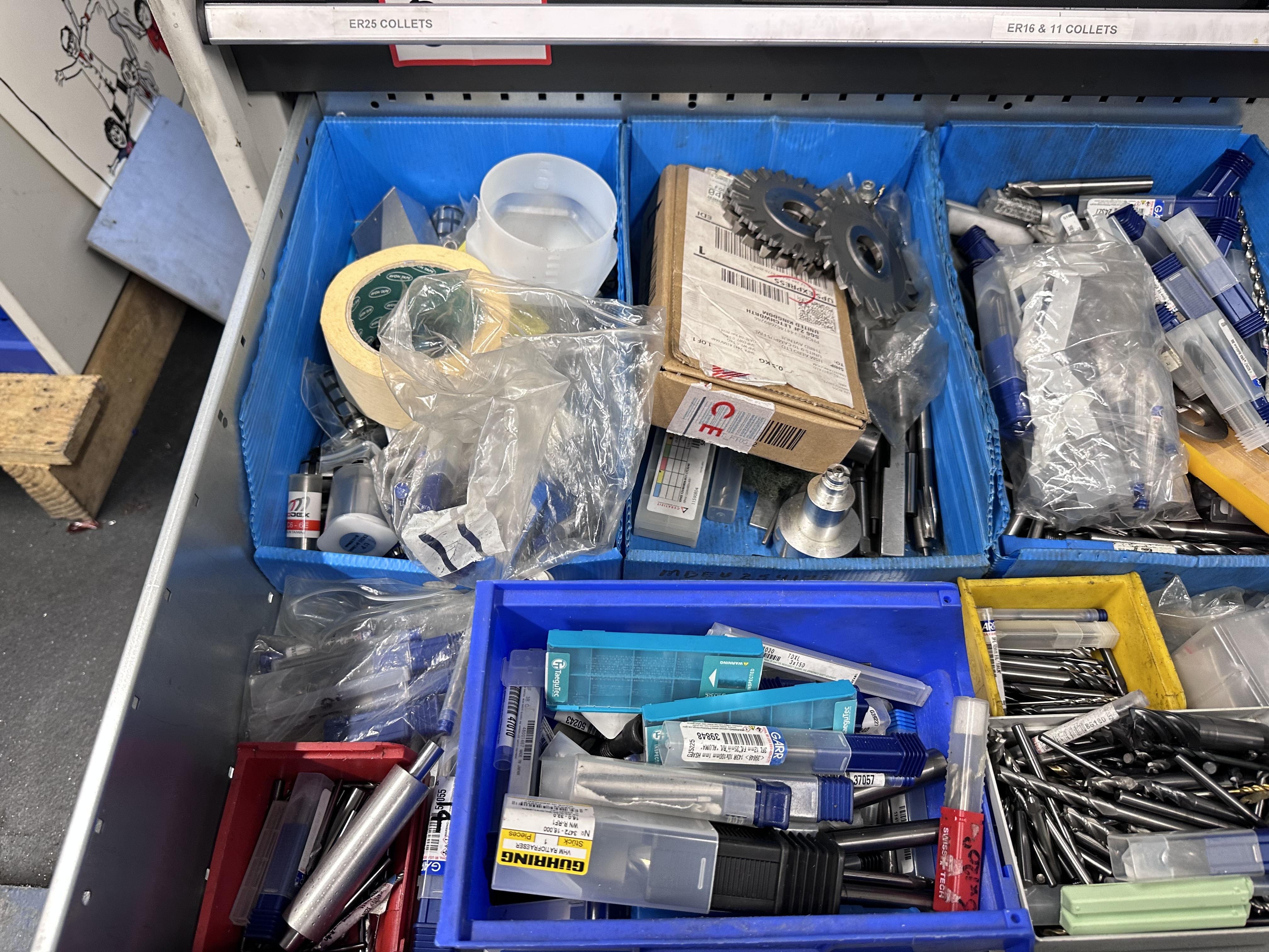 Various Drills & Milling Cutters