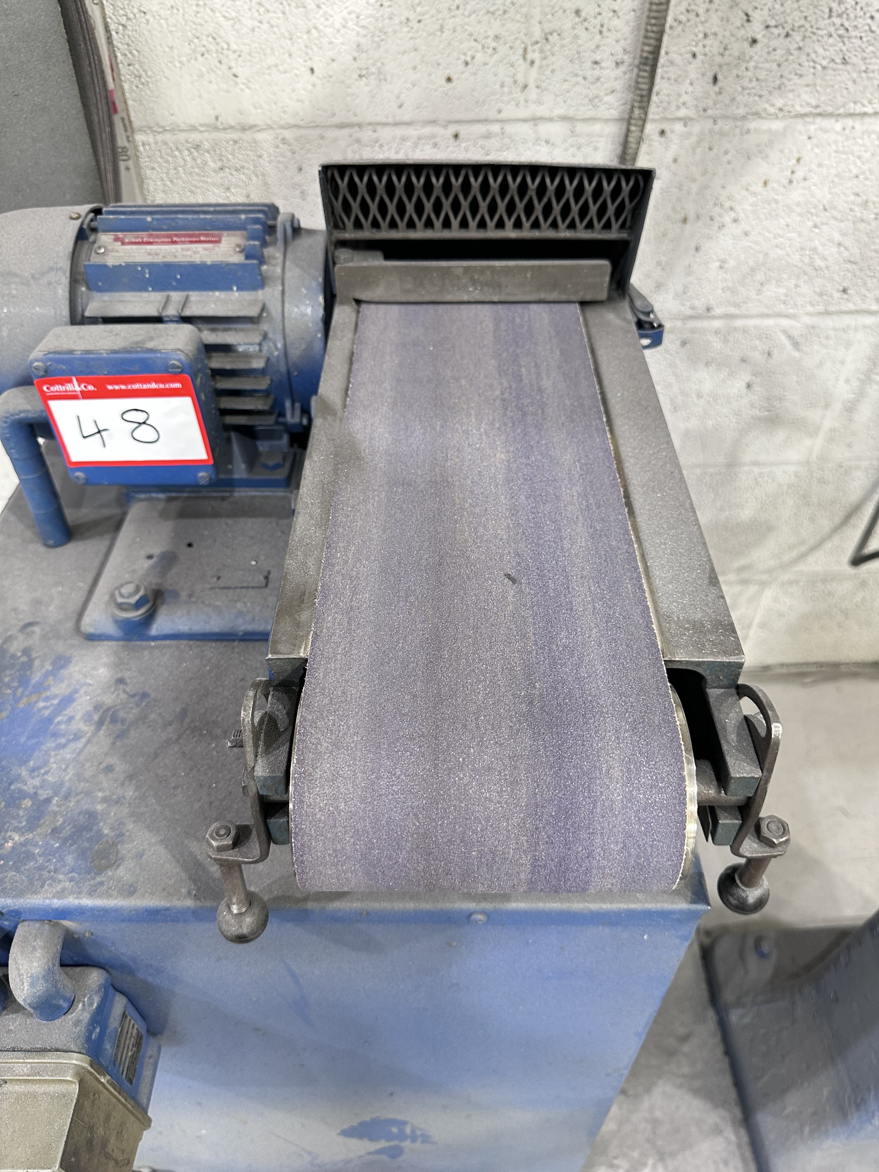 AJH Belt Linisher Mounted on  Dust Extractor