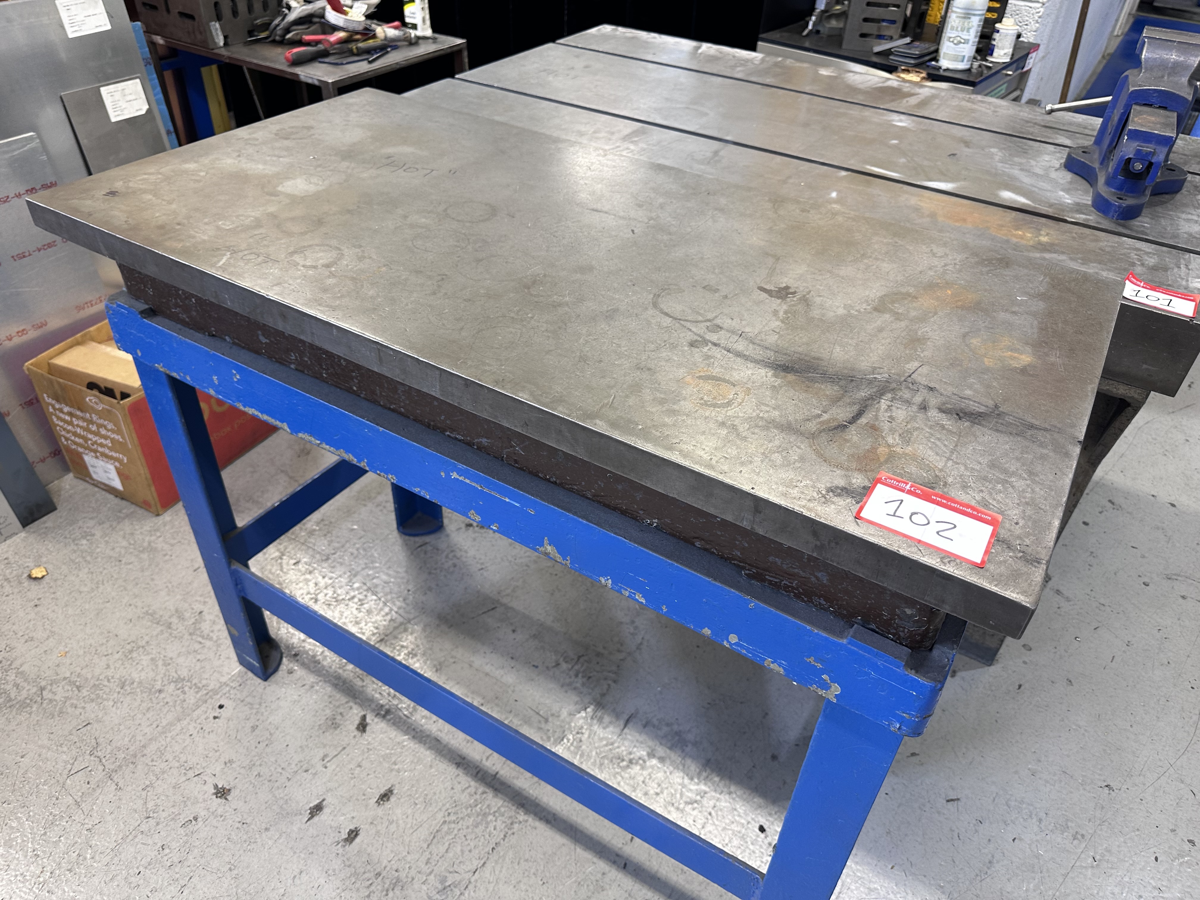 Cast Iron Surface Plate, Size 1220 x 620mm