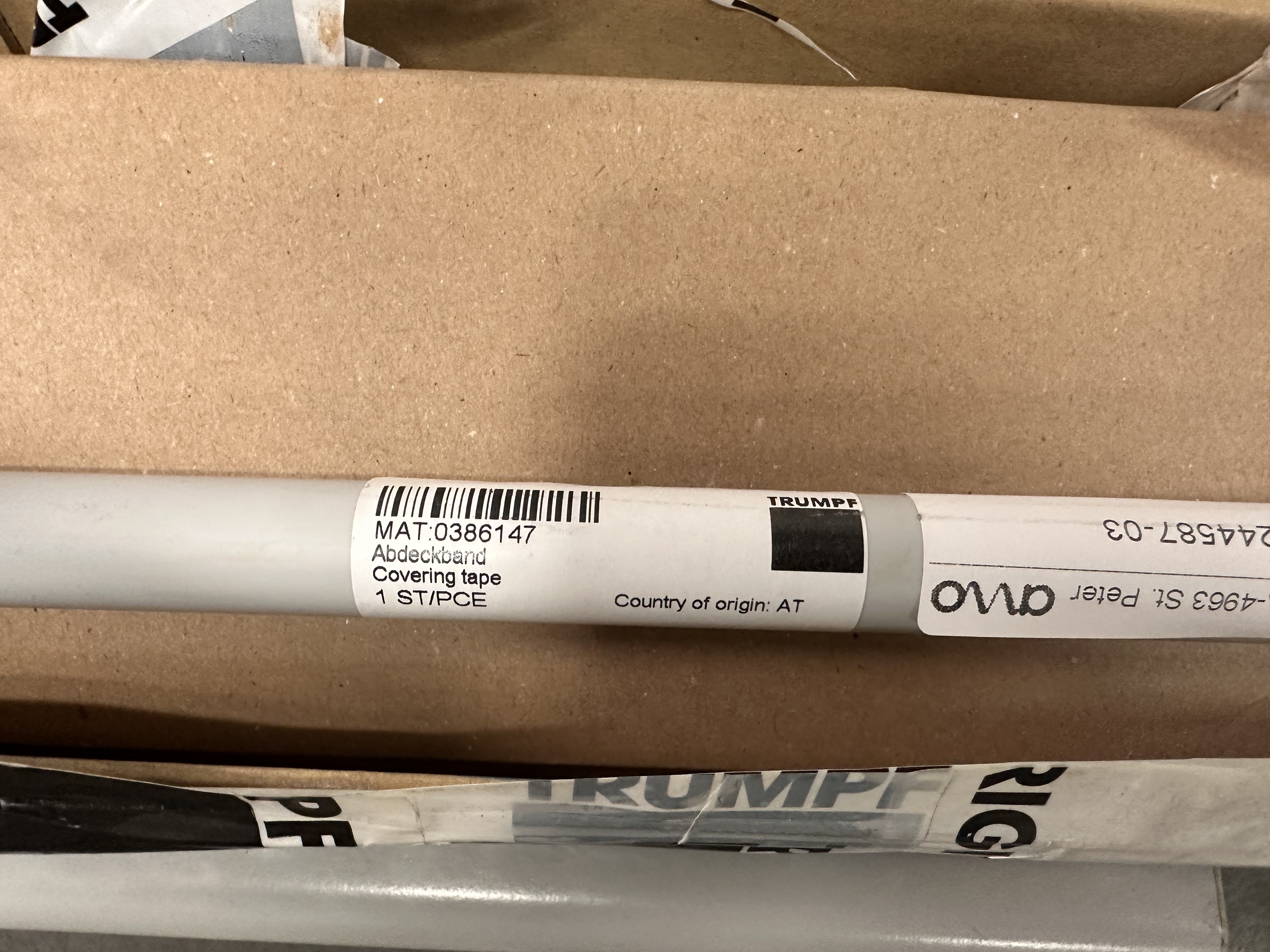 Selection of new in box and used Trumpf spares