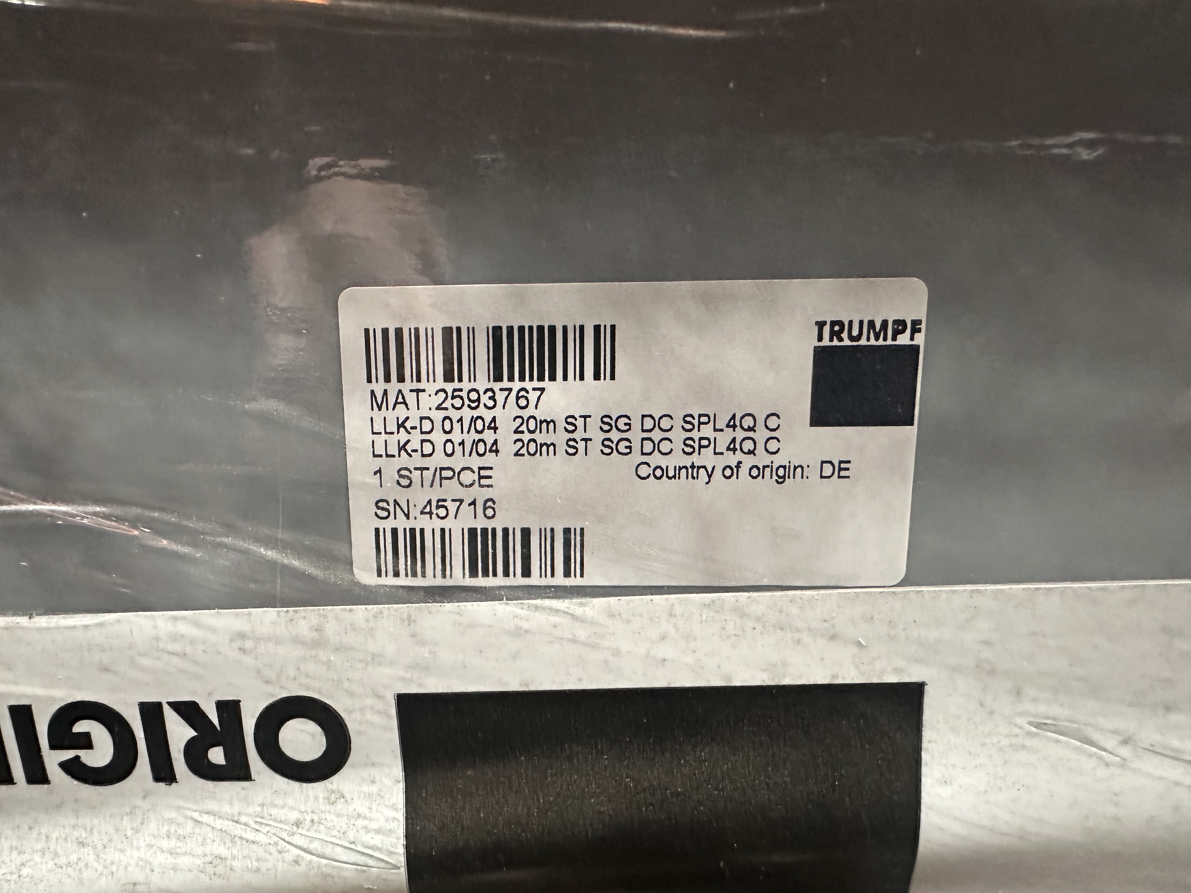 Selection of new in box and used Trumpf spares