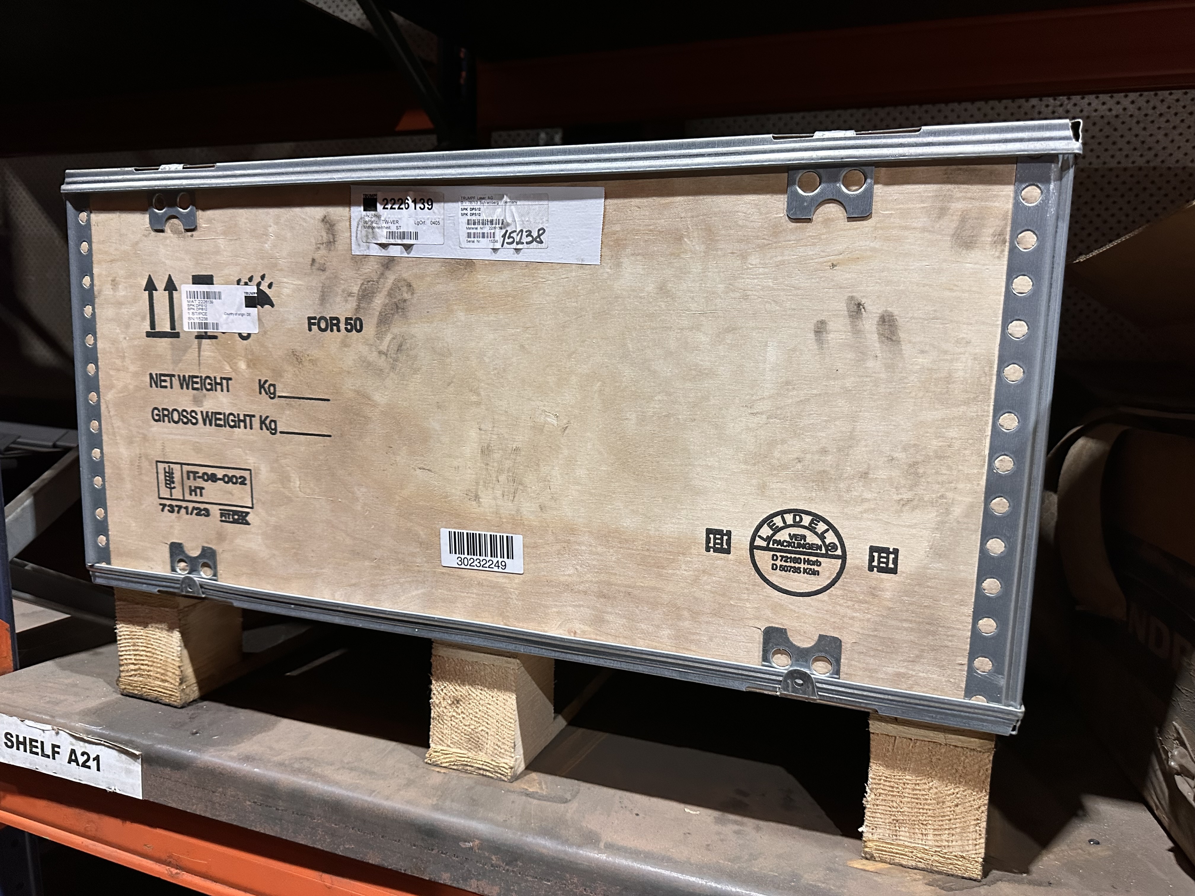 Selection of new in box and used Trumpf spares
