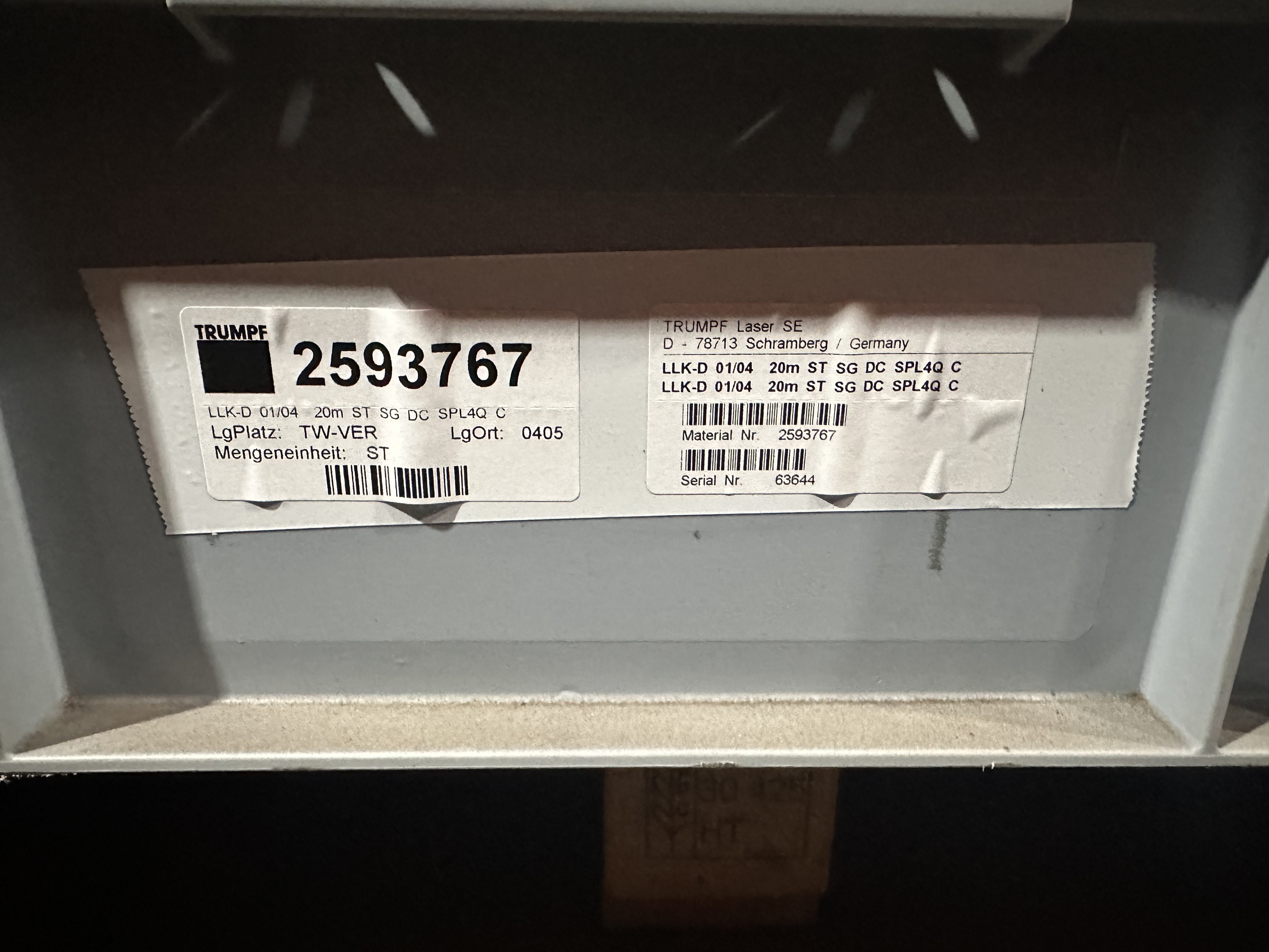 Selection of new in box and used Trumpf spares