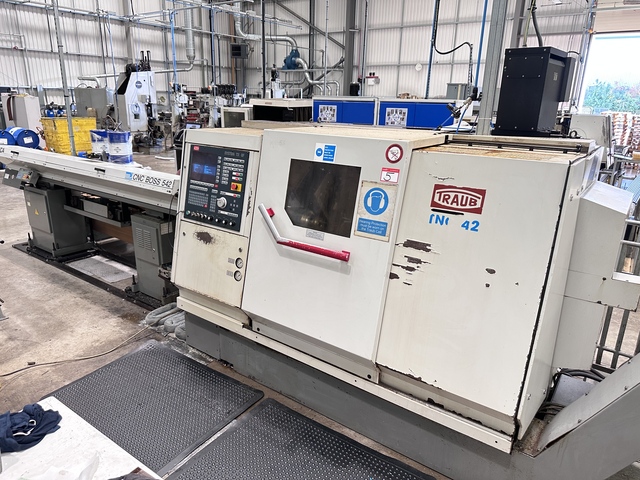 Traub TNC 42 CNC Lathe with Traub System TX8F Control (1996)