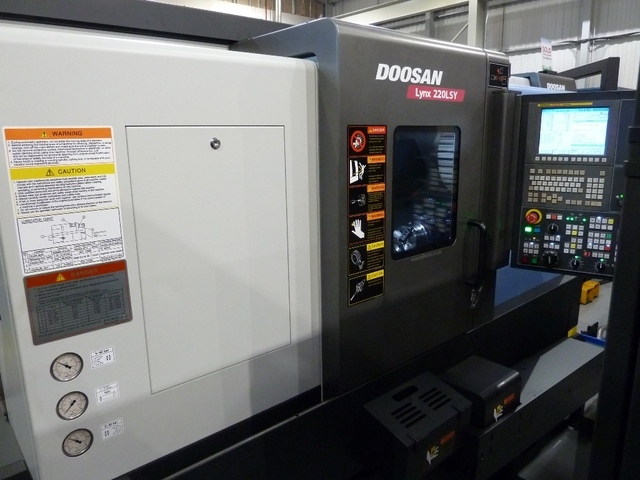 Doosan Lynx 220LSYA Compact Multi Axis CNC Turning Centre with Fanuc i Series Control