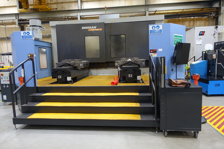 Doosan HM1000 Heavy Duty Twin Pallet Horizontal Machine Centre. (11/2009)