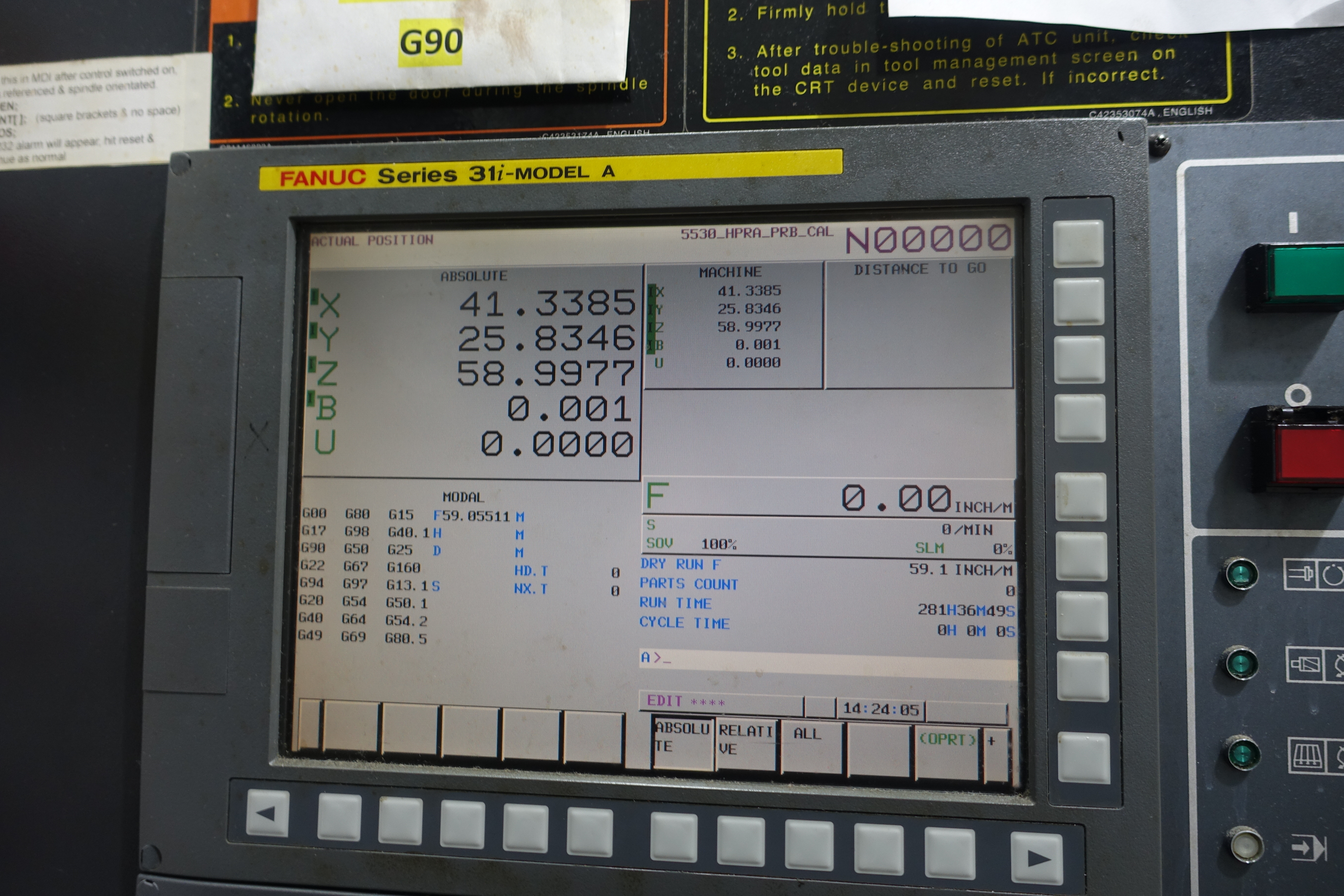 Doosan HM1000 Heavy Duty Twin Pallet Horizontal Machine Centre. (11/2009)