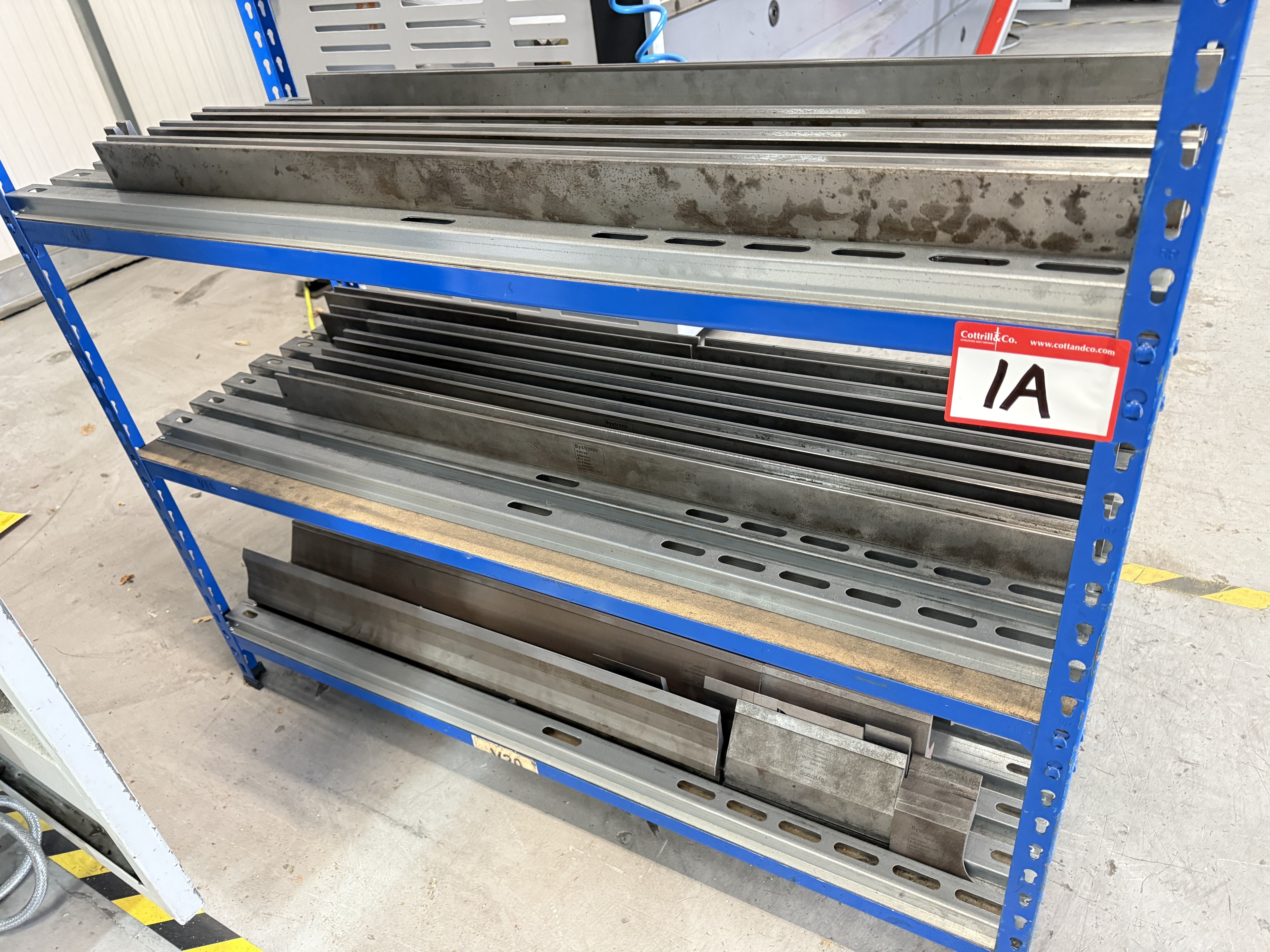 Qty of V12, V16 & V20 Tooling as lotted