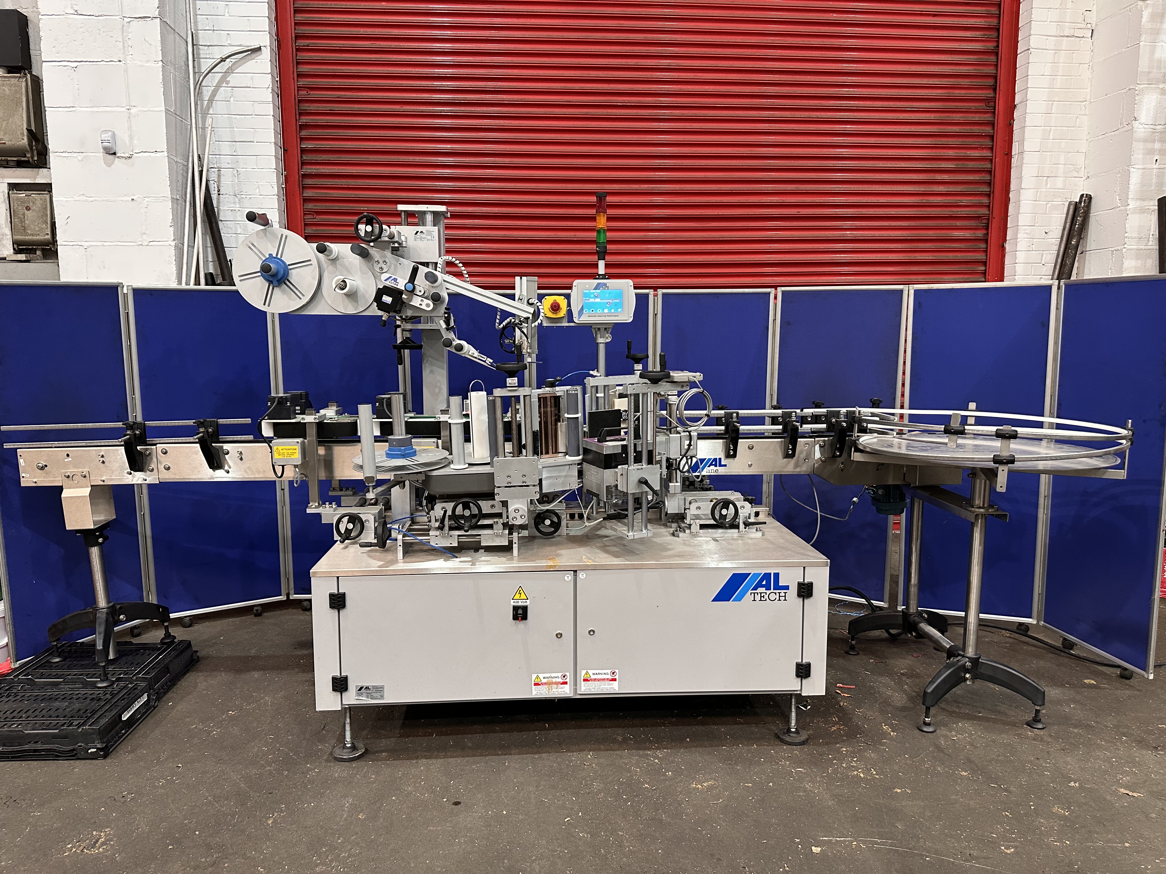 3471 - ALTech ALline 3-Roller Labelling System (2022), removed for convenience of sale