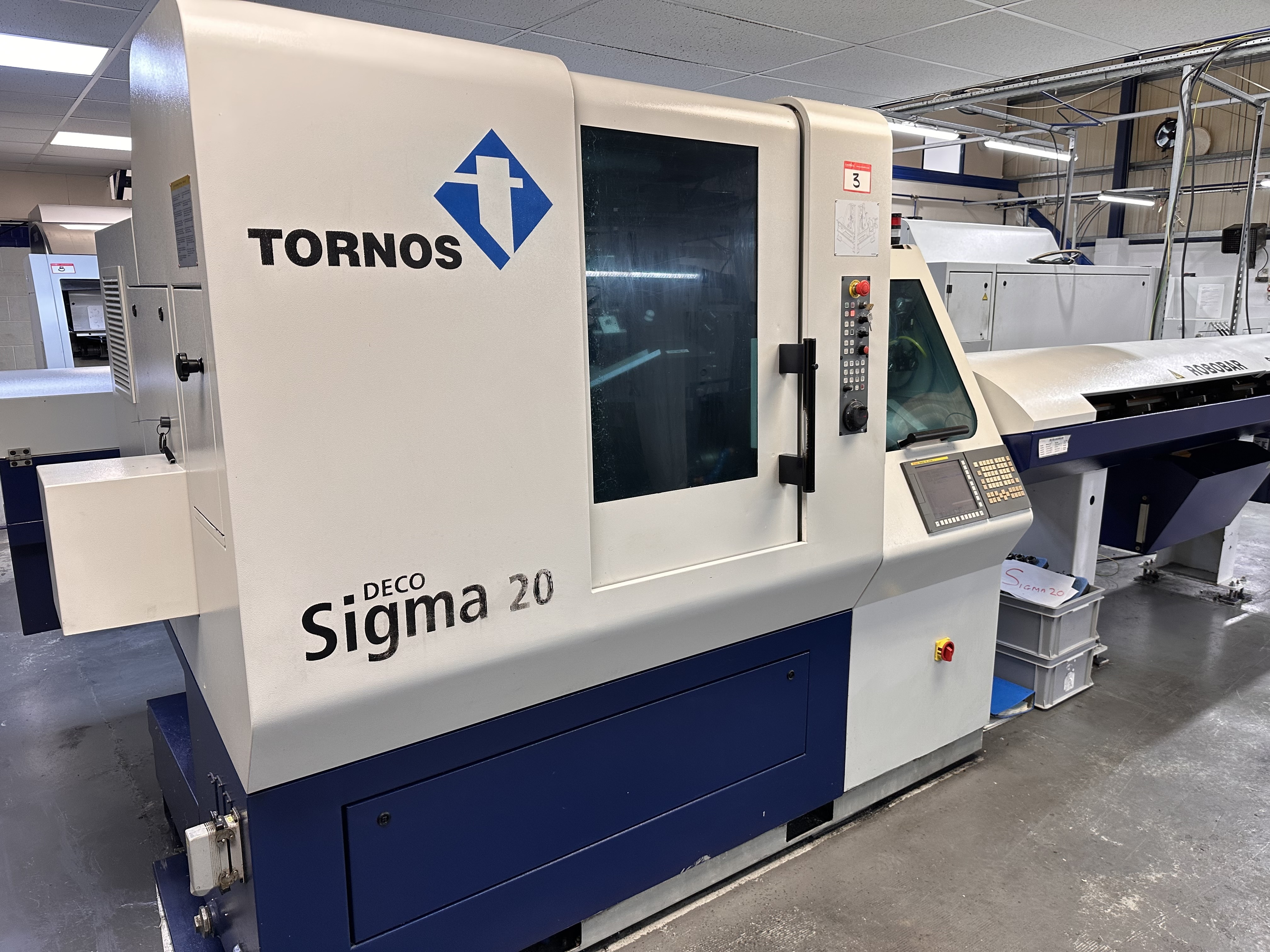 Tornos Deco Sigma 20 Sliding Head Lathe (2007)
