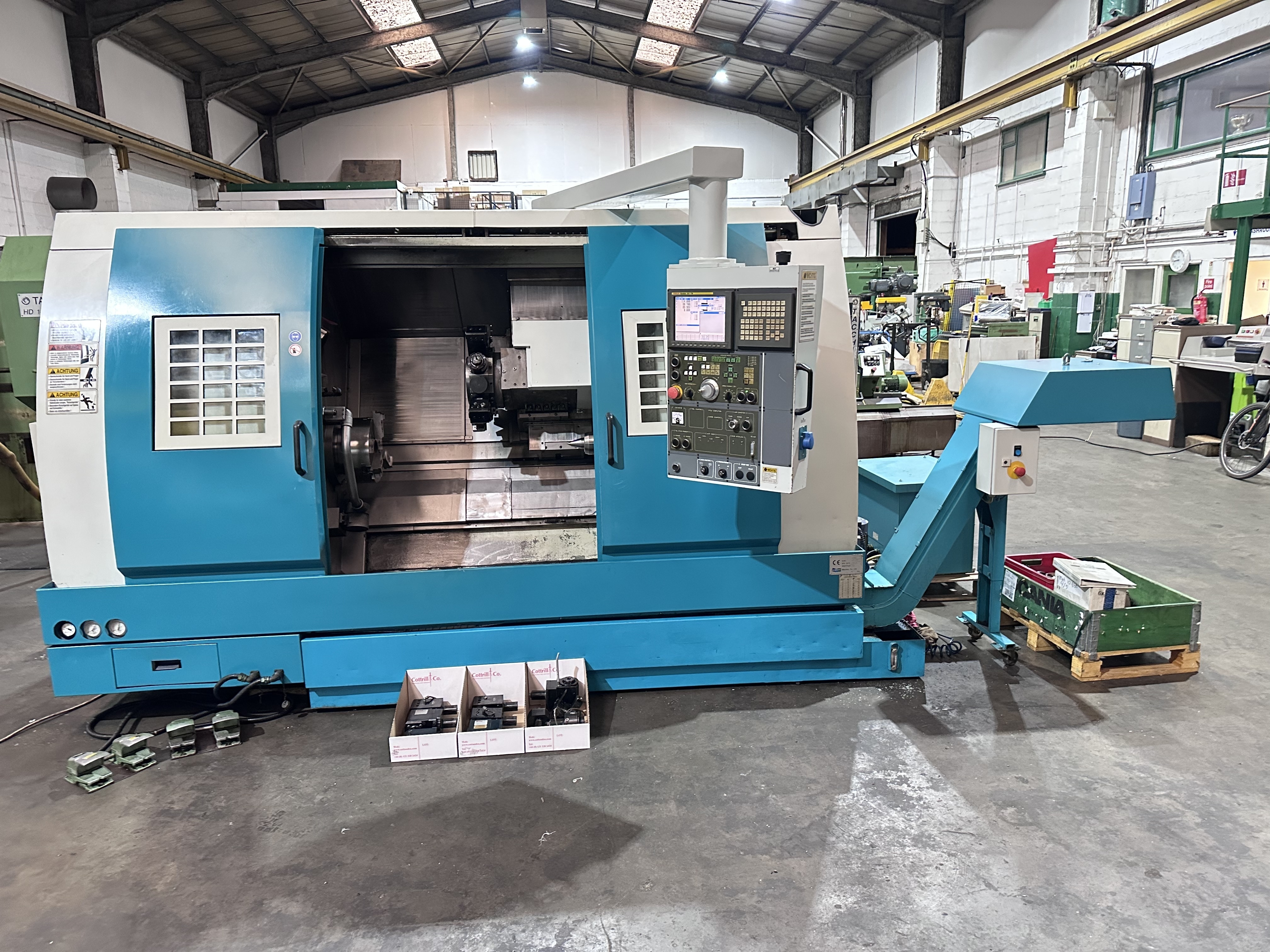Doosan Mecatec S550LM Slant Bed CNC Lathe (2004)