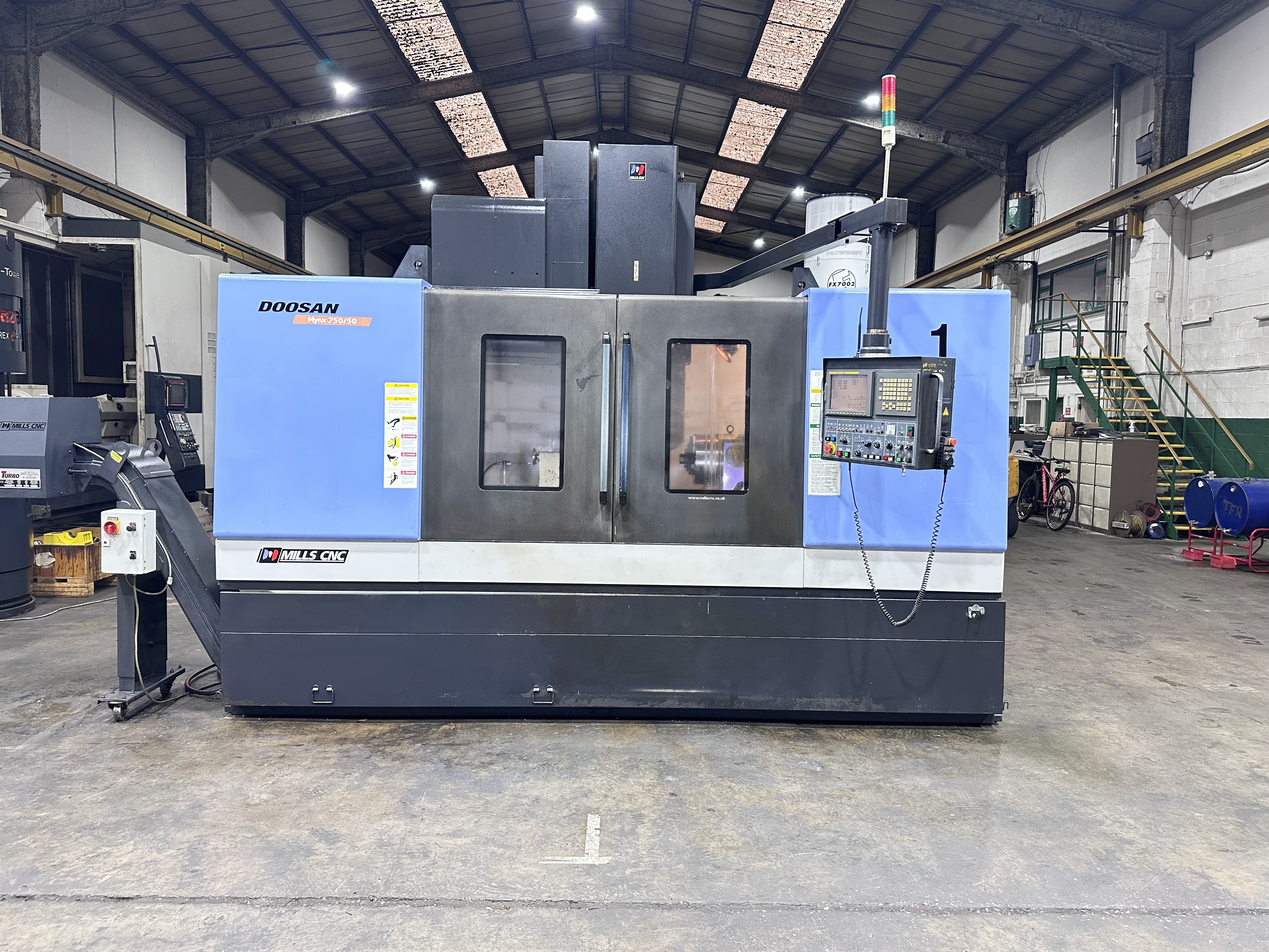 Doosan Mynx 750/50 4 Axis Vertical Machining Centre (2009)