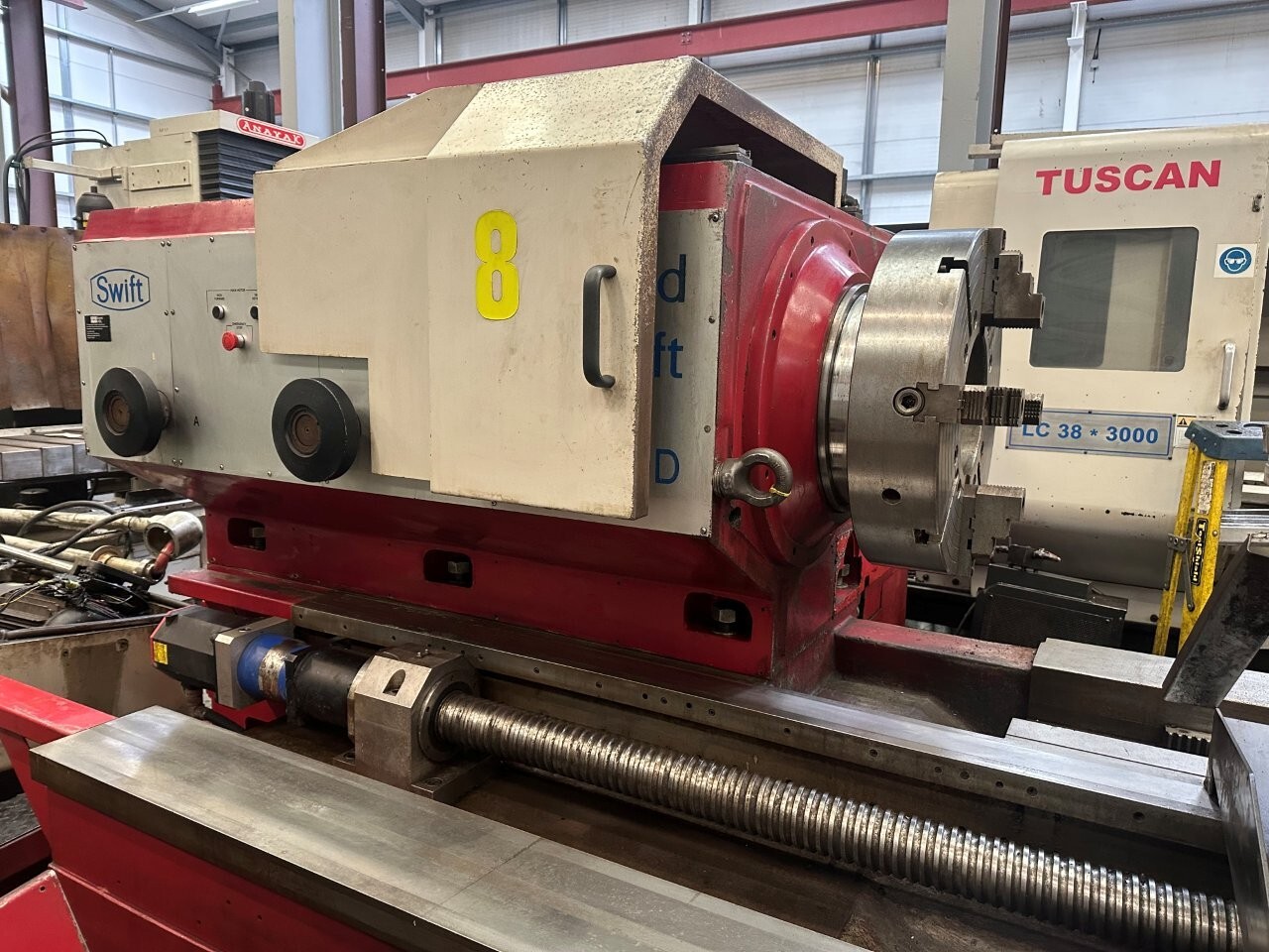 Swift L6500 x 3000mm CNC Roll Lathe (2007)