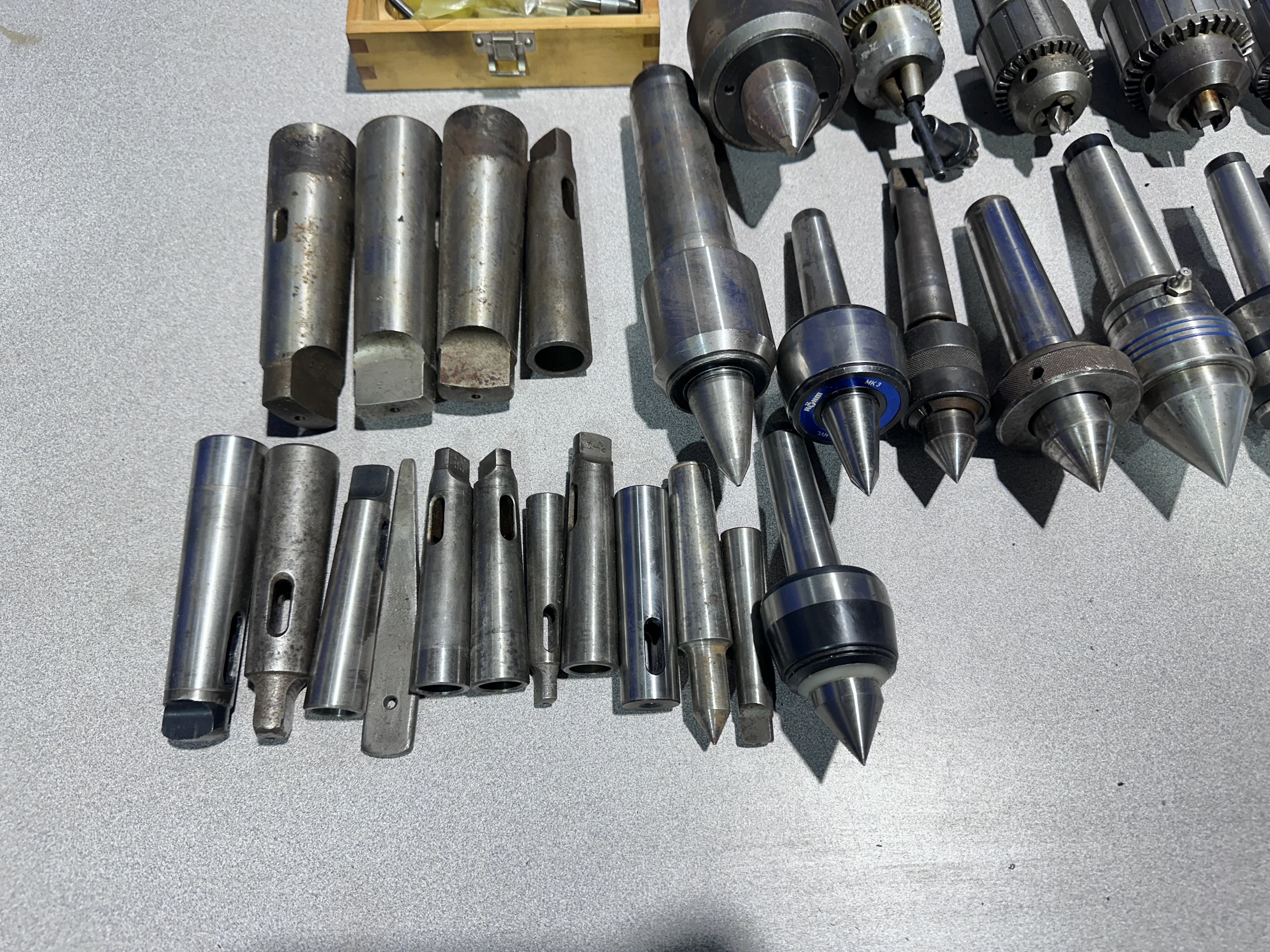 Various Lathe Centres and MT Sleeves
