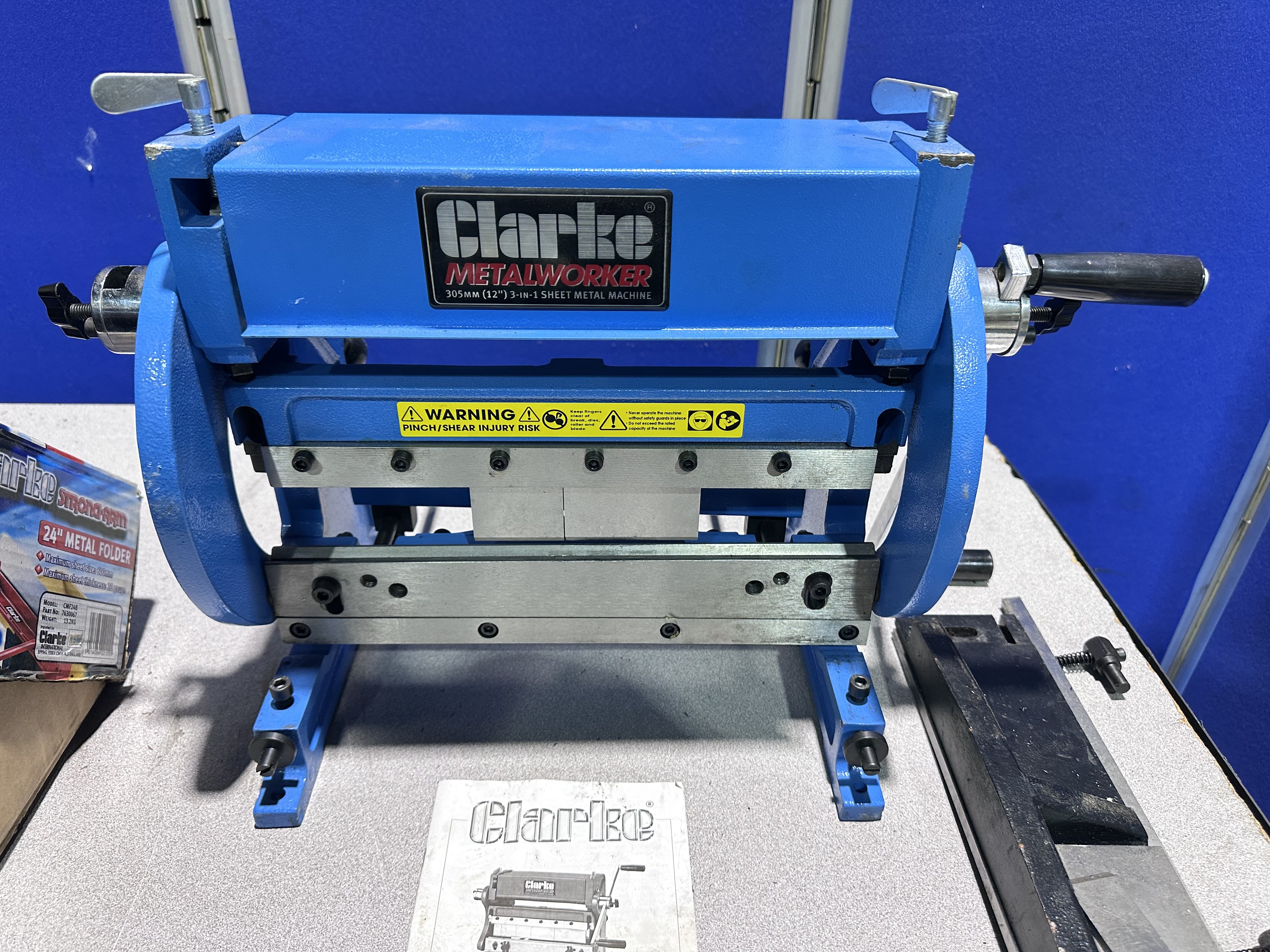 Clarke Metalworker & Folder, (1) x SBR 305 3 in 1 Metal Worker, (1) x CMF24B 24" Metal Folder