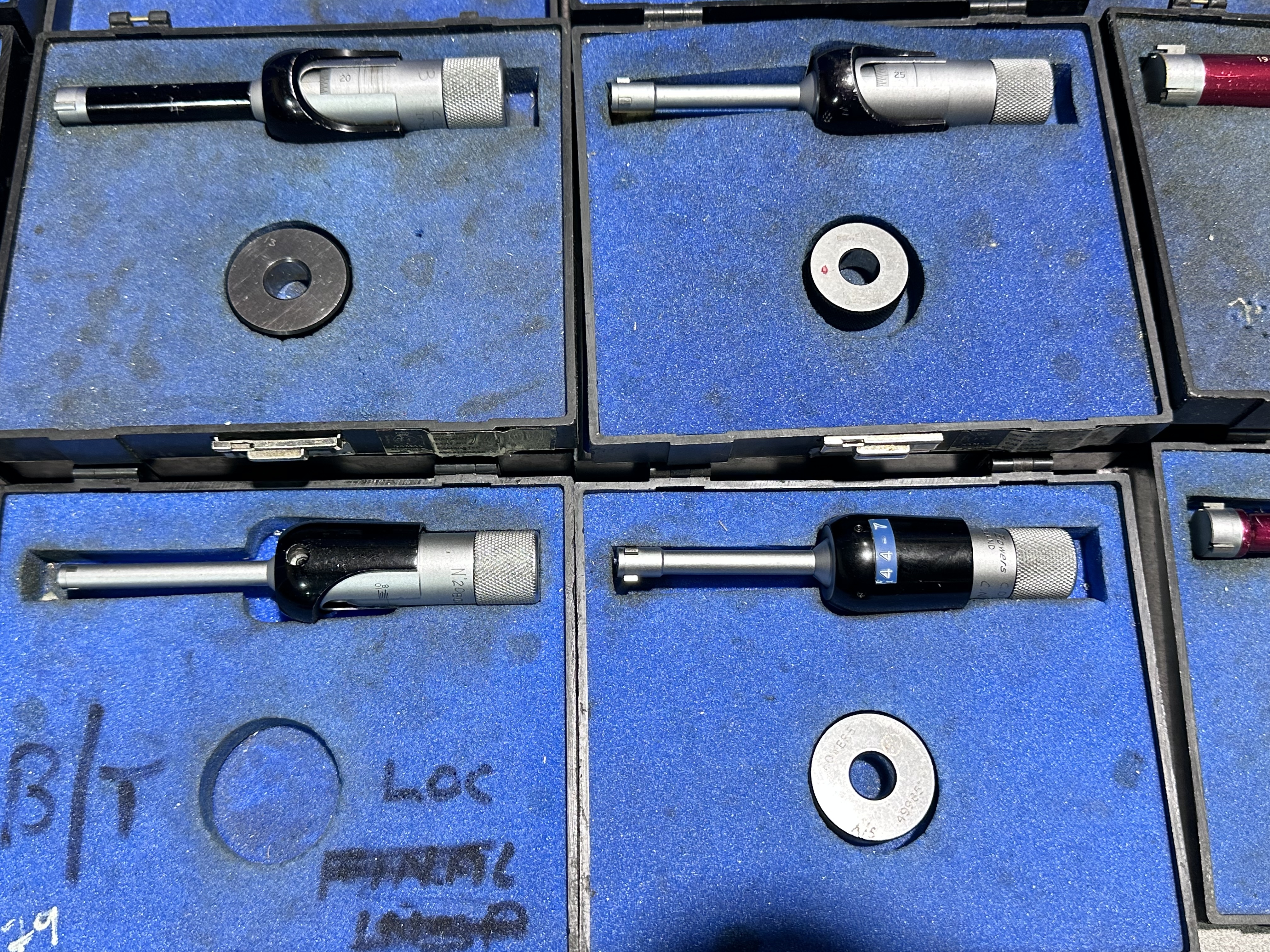 Qty of Various Bower, Bore Gauges & Setting Rings