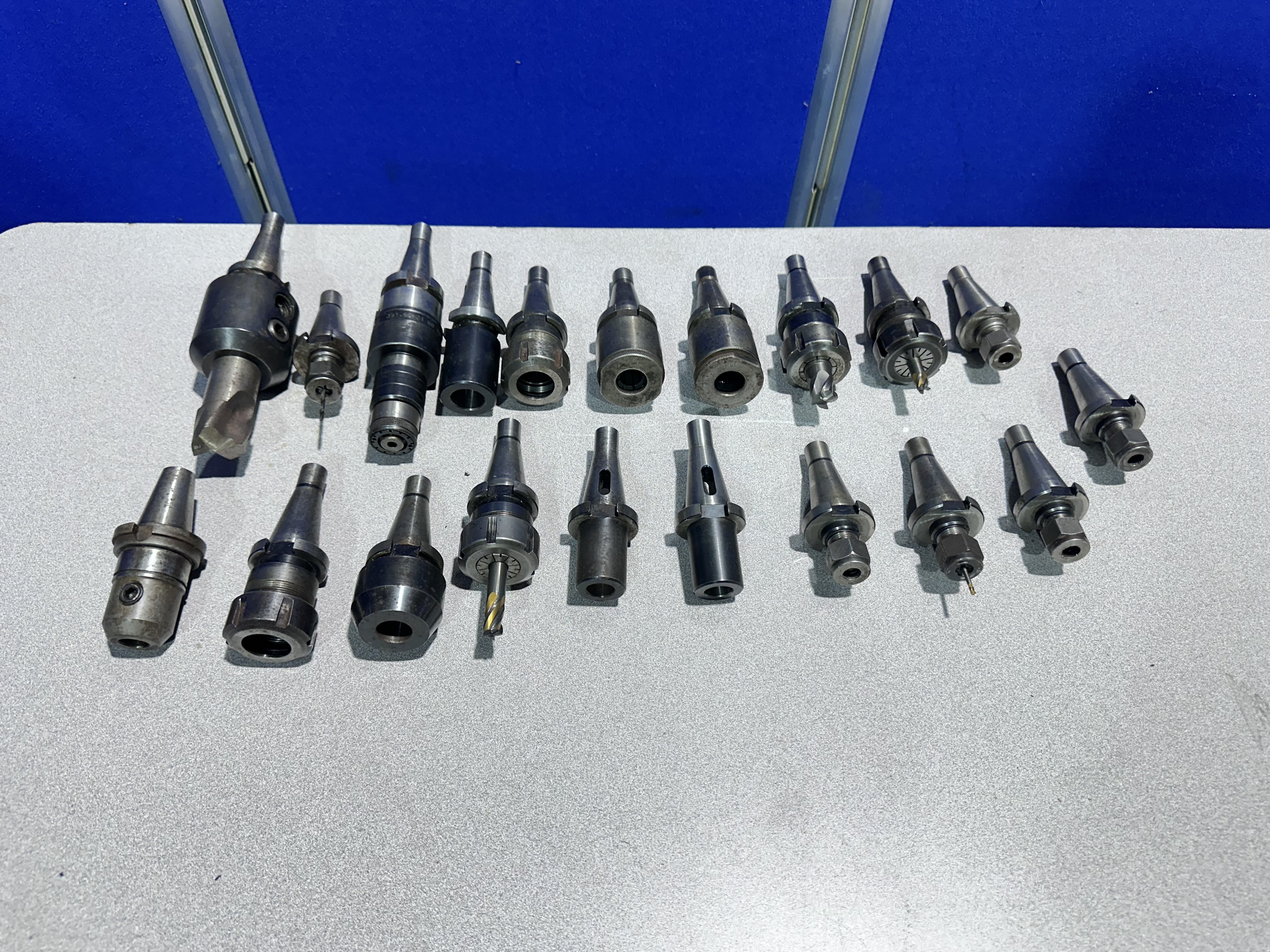 ISO30 Spindle Tooling in Various Cutter Holding Types