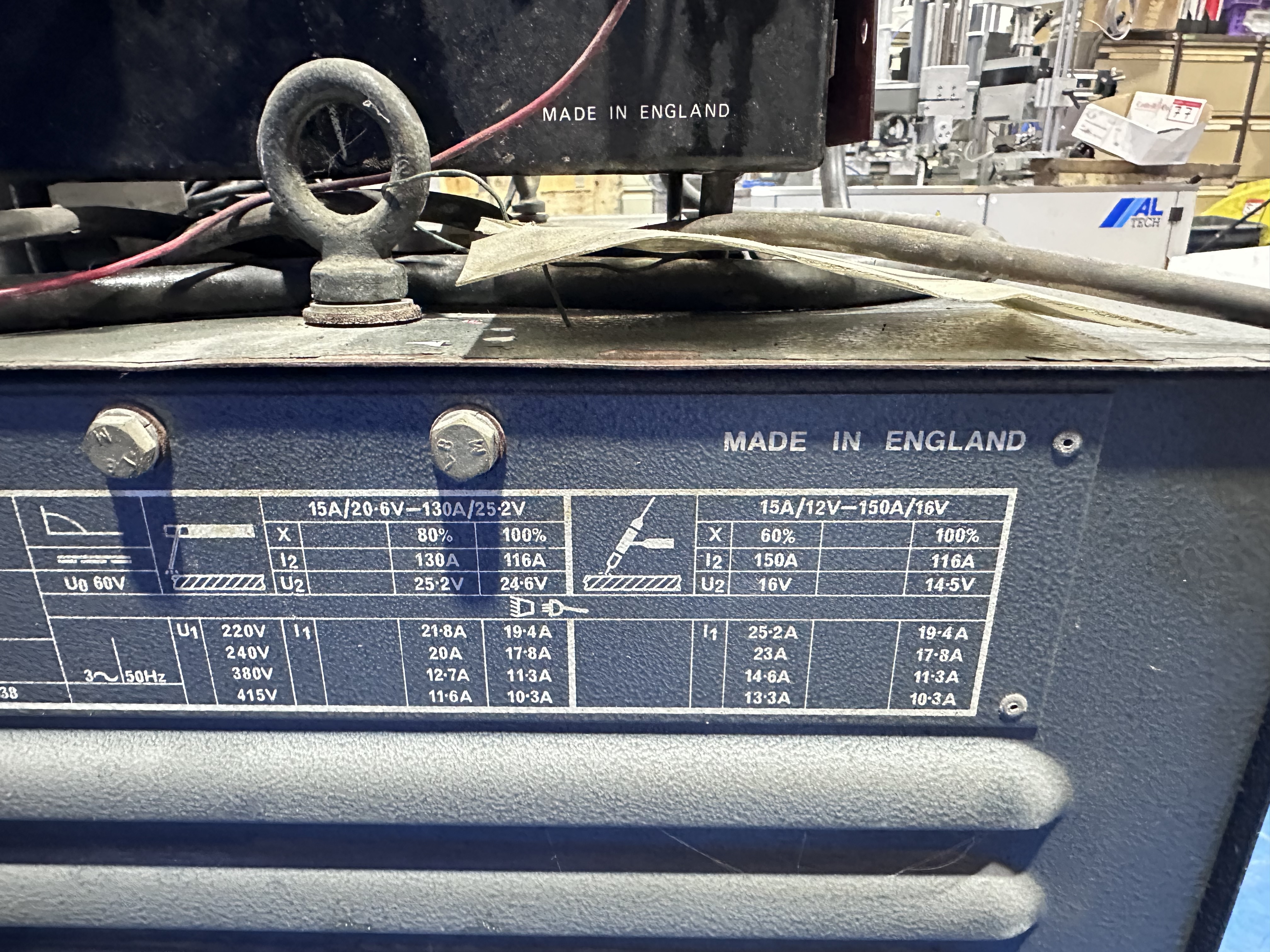 Welding Equipment, (1) x BOC Transarc D150 Arc Welder, (1) SIP 140 Arc Welder (240v)
