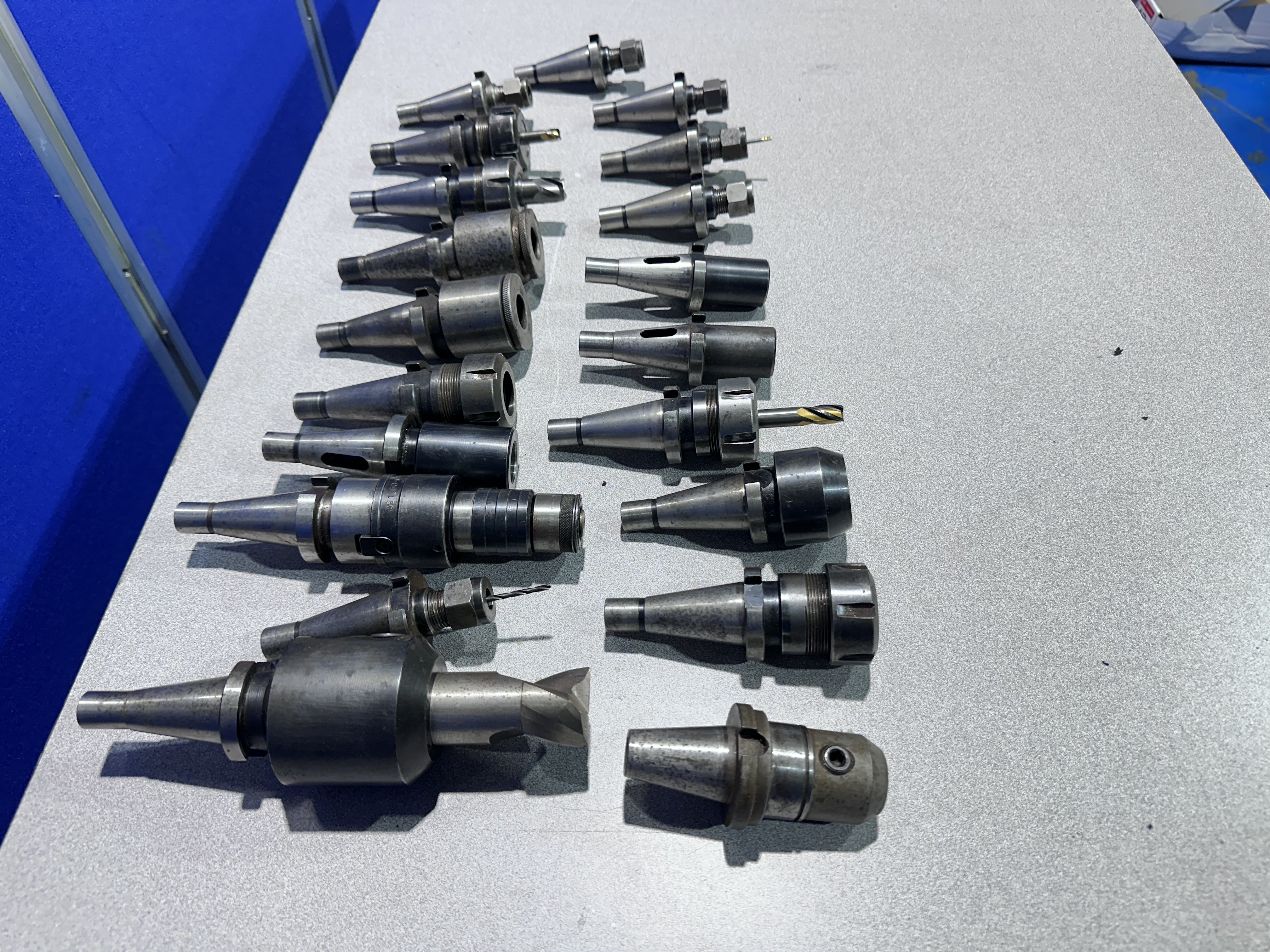 ISO30 Spindle Tooling in Various Cutter Holding Types