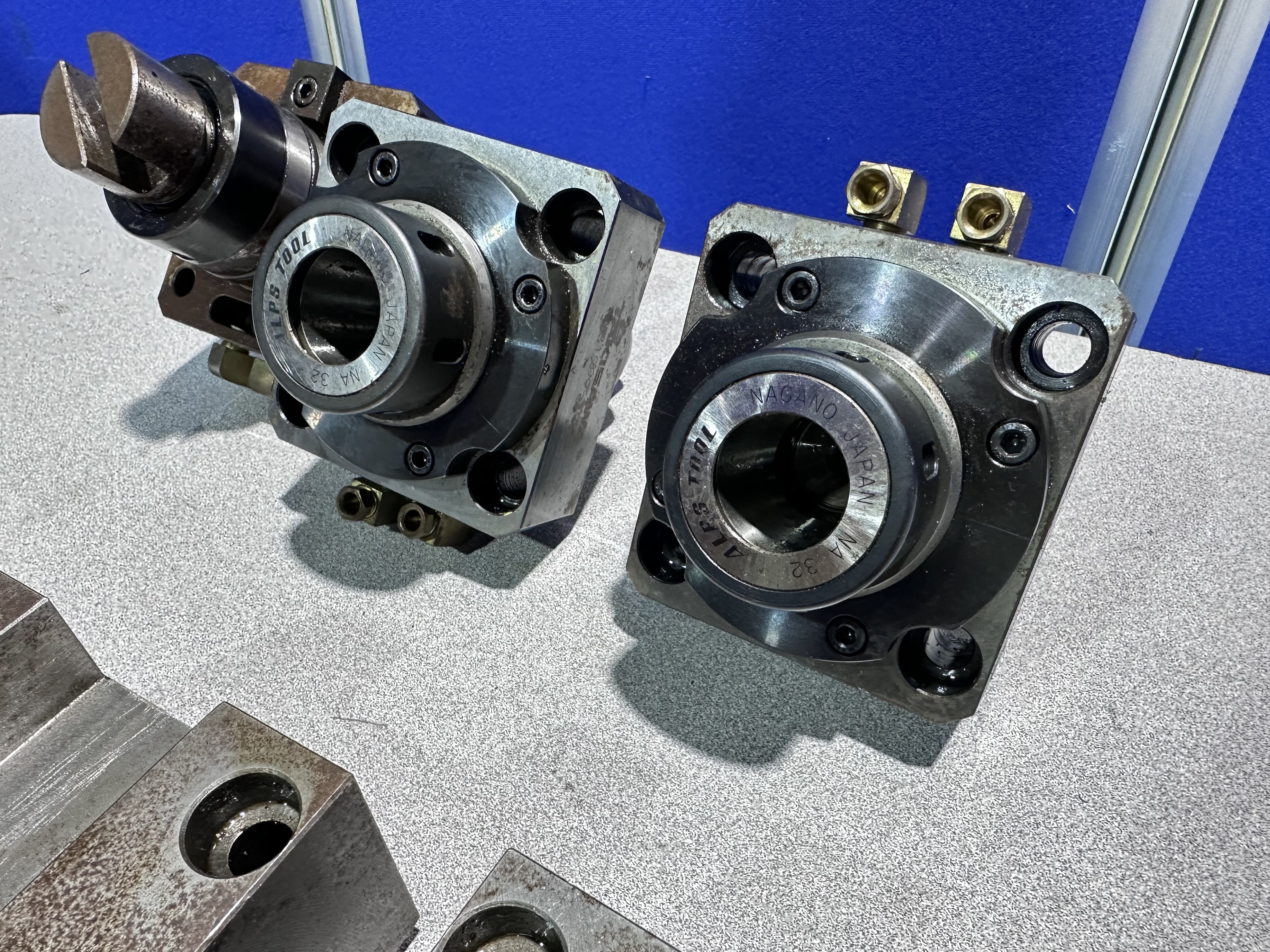 Driven Lathe Tooling (3) x Alps Tool ER32 Collet, 60mm Body, Slot Drive