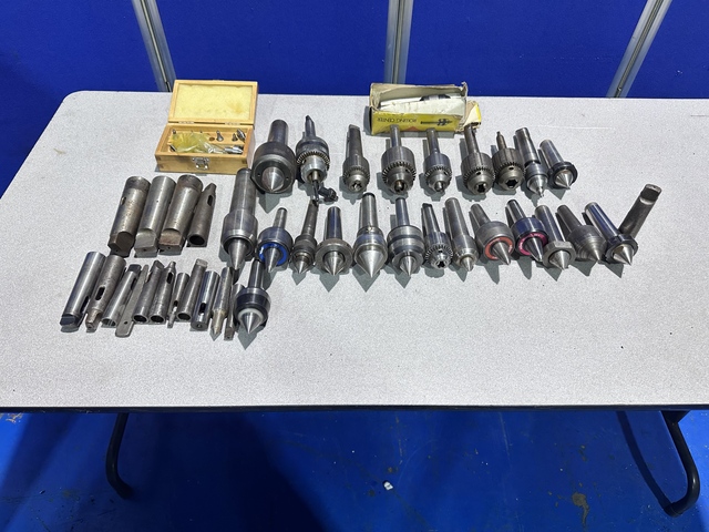 Various Lathe Centres and MT Sleeves