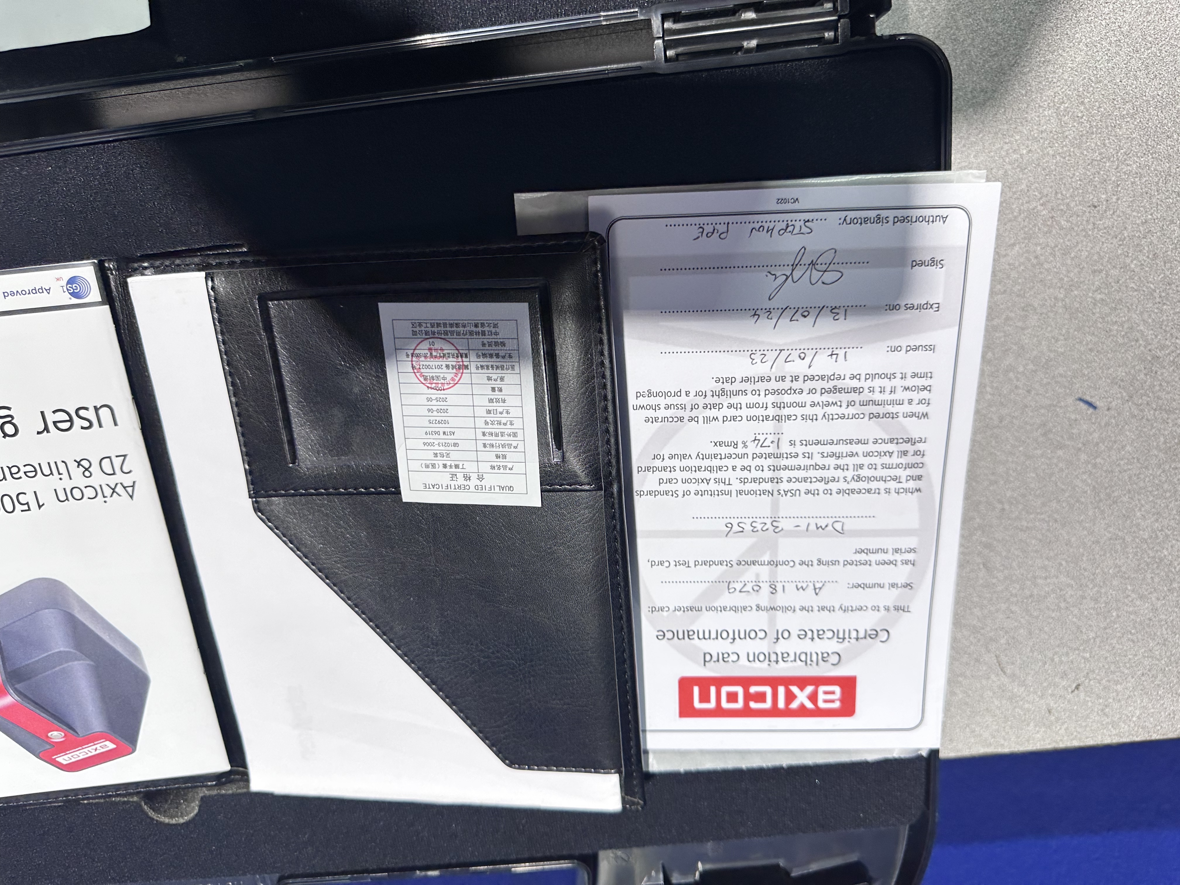 Axicon 15000 Series Barcode Verifier, Model 15500V7