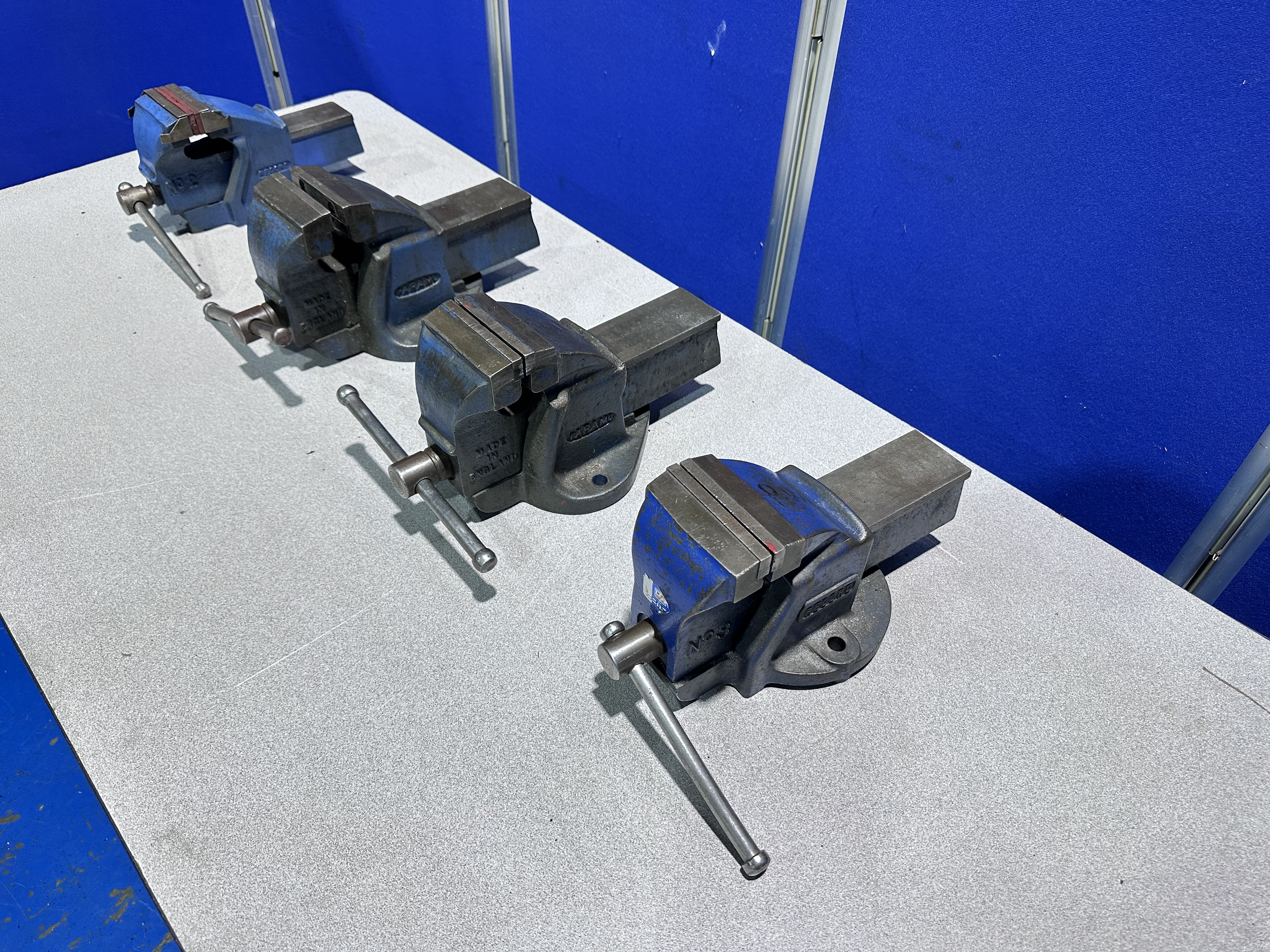 (4) x No. 3 Bench Vices