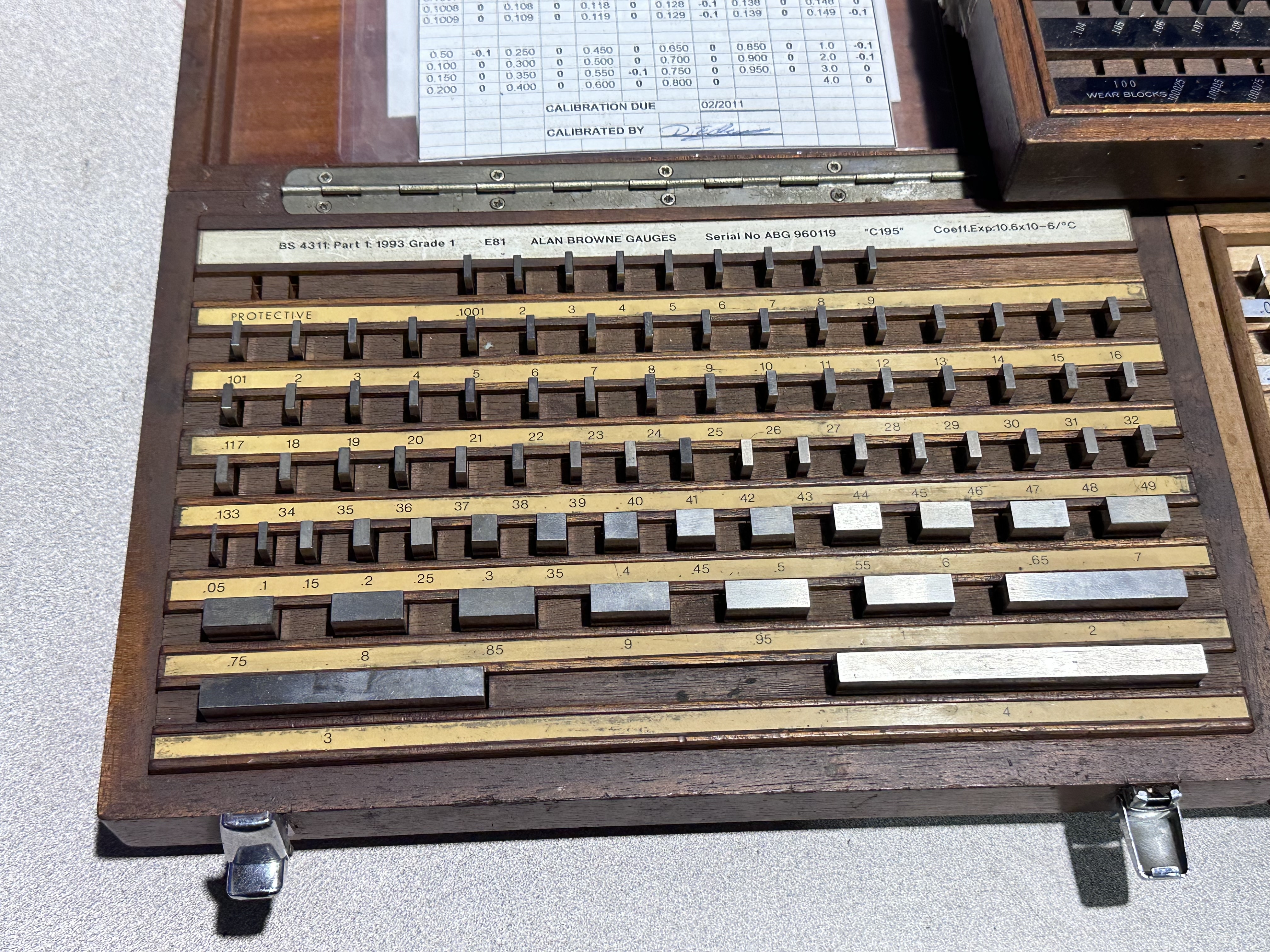 Qty of Slip Gauges, Imperial & Metric