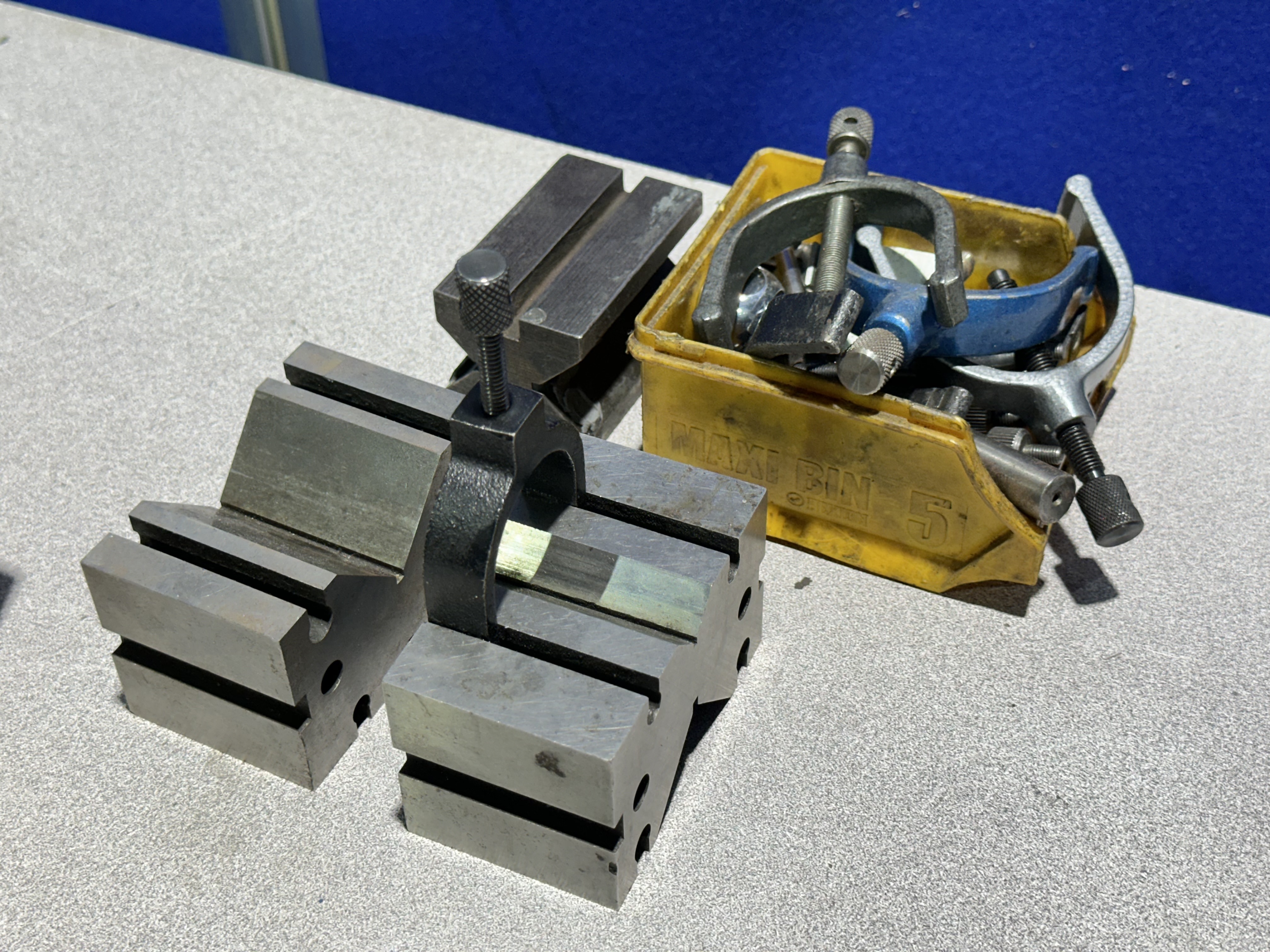 Sauter Shored DTI's, (2) x Pillar Square, Various Parallels & V Blocks