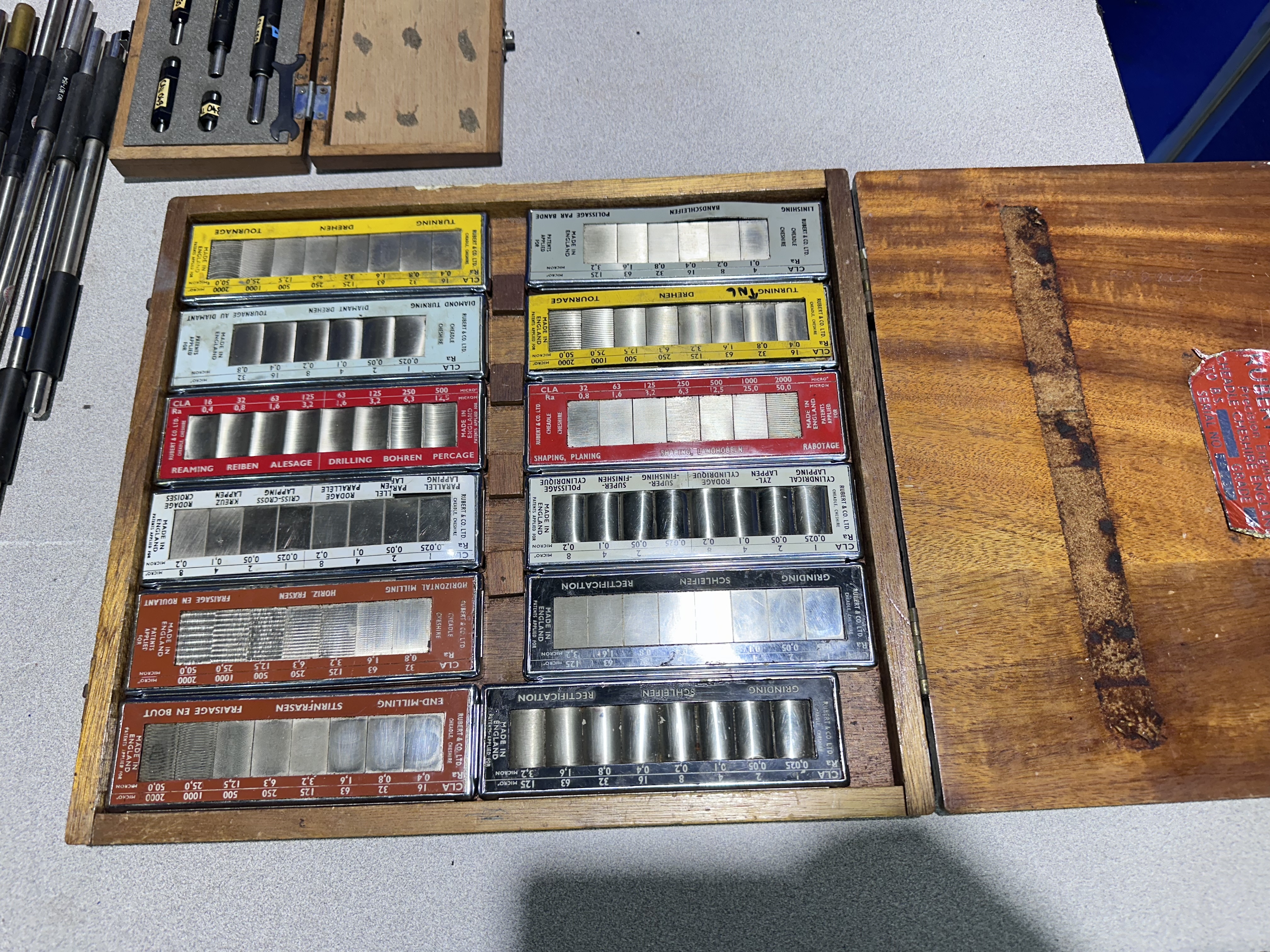 Qty of Micrometers, Verniers & Setting Bars (Various Sizes)