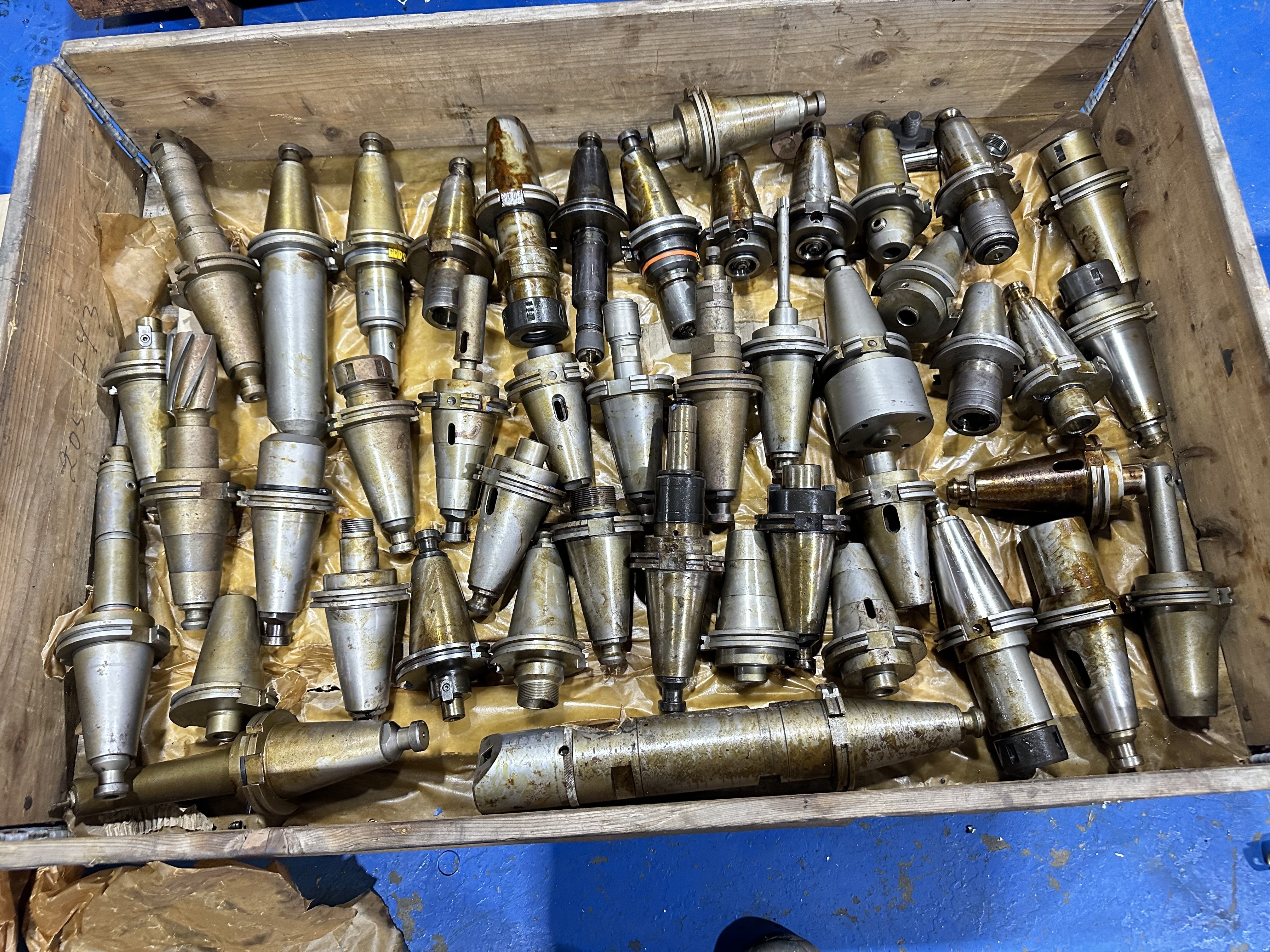 Various Used CAT50 Back End Spindle Tooling