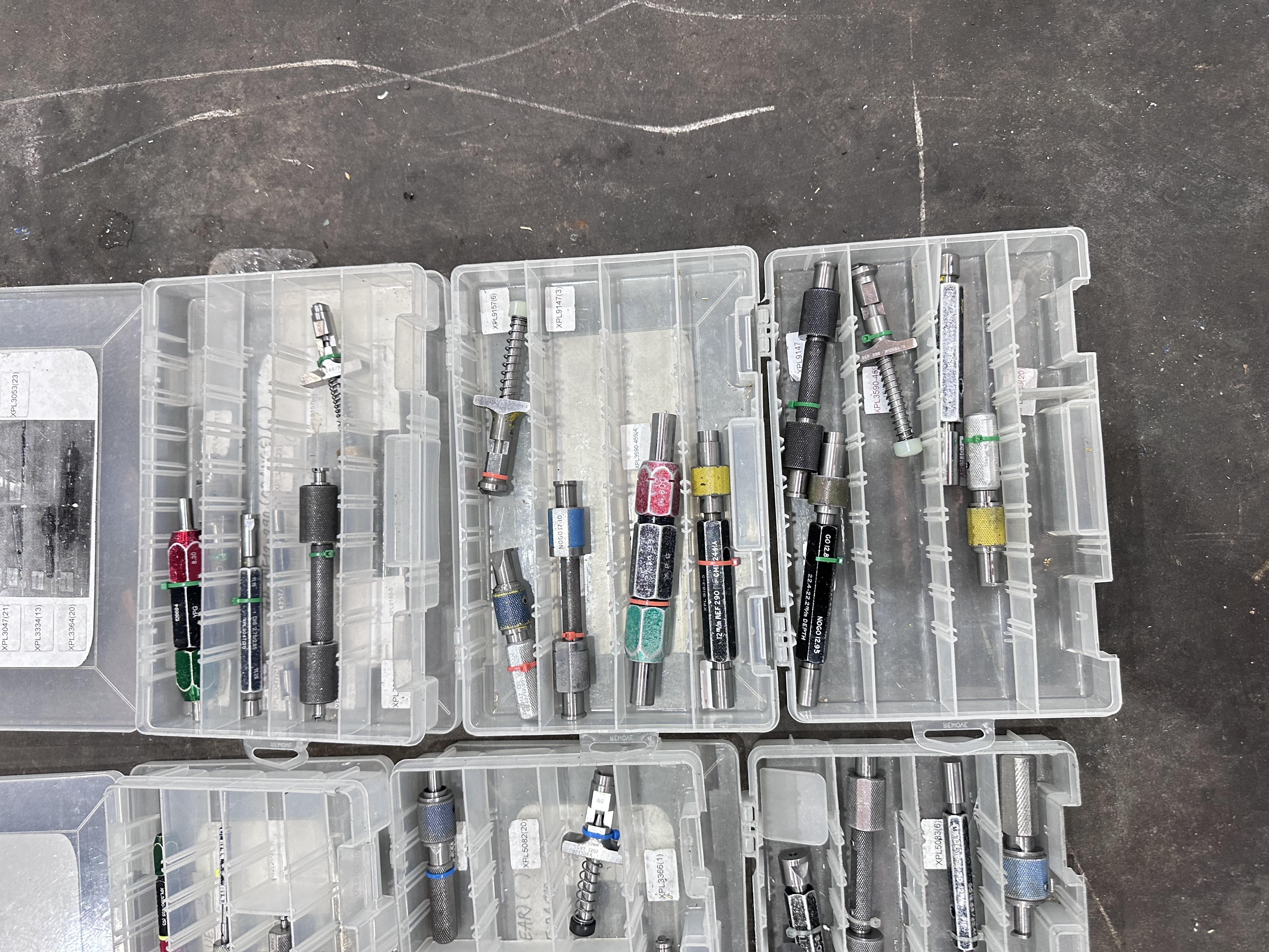 Qty of Plug Gauges, Plug Depth Gauge, Recess Depth Gauge, Recess Diameter Gauge, Recess Angle Gauge