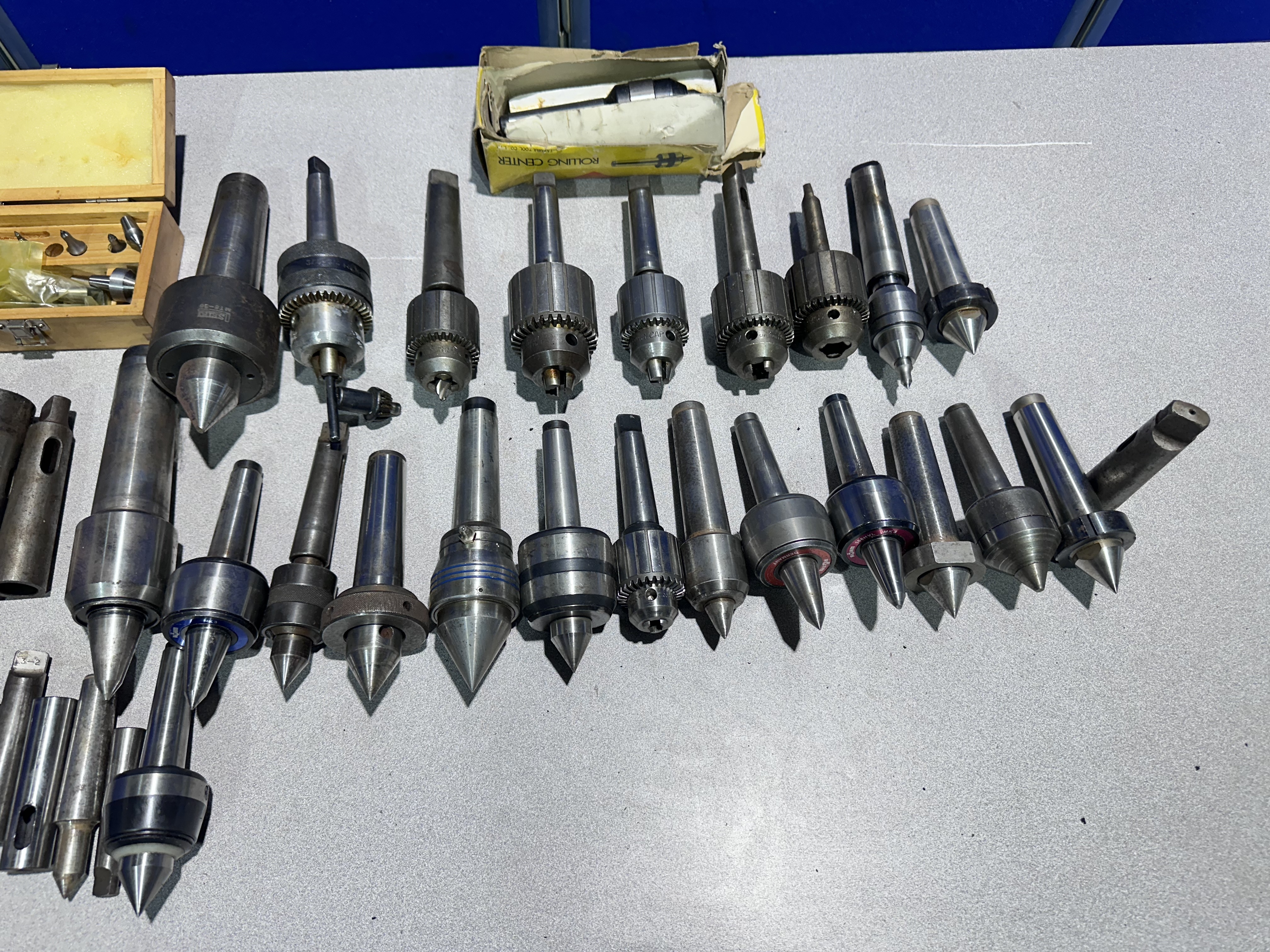 Various Lathe Centres and MT Sleeves