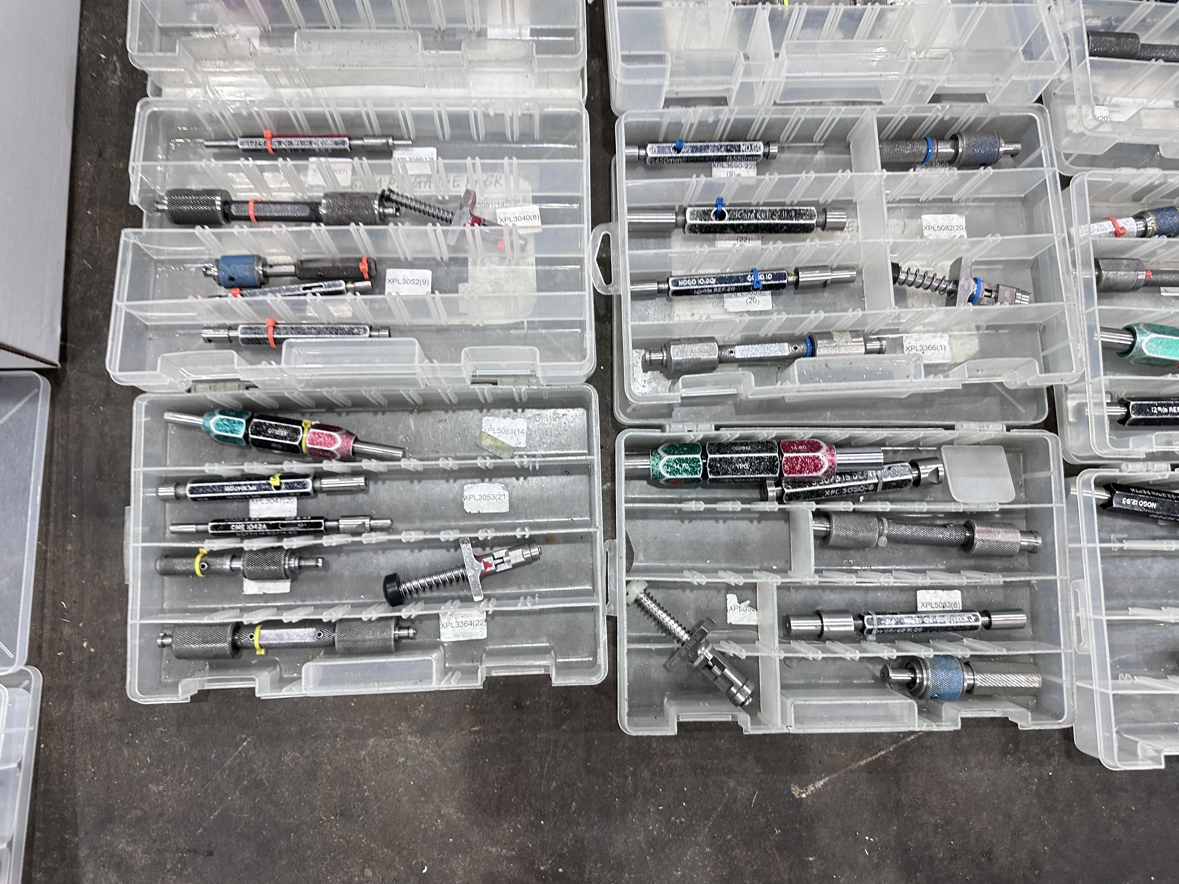Qty of Plug Gauges, Plug Depth Gauge, Recess Depth Gauge, Recess Diameter Gauge, Recess Angle Gauge