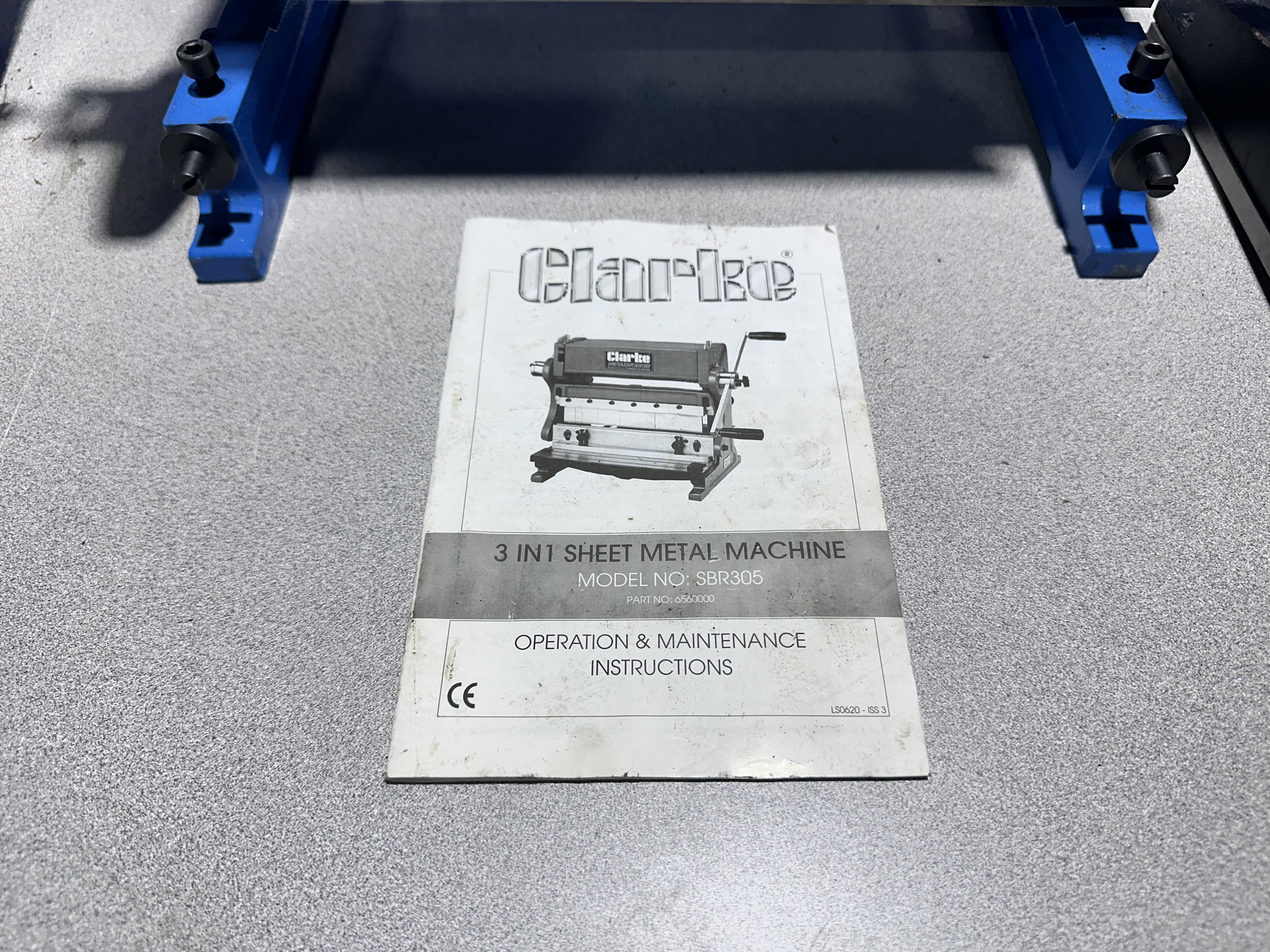 Clarke Metalworker & Folder, (1) x SBR 305 3 in 1 Metal Worker, (1) x CMF24B 24" Metal Folder