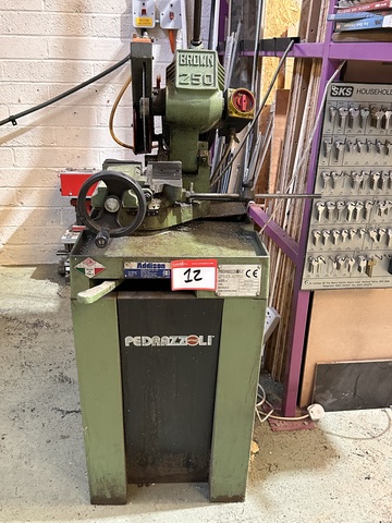 Pedrazzoli Brown 250 Pull Down Saw