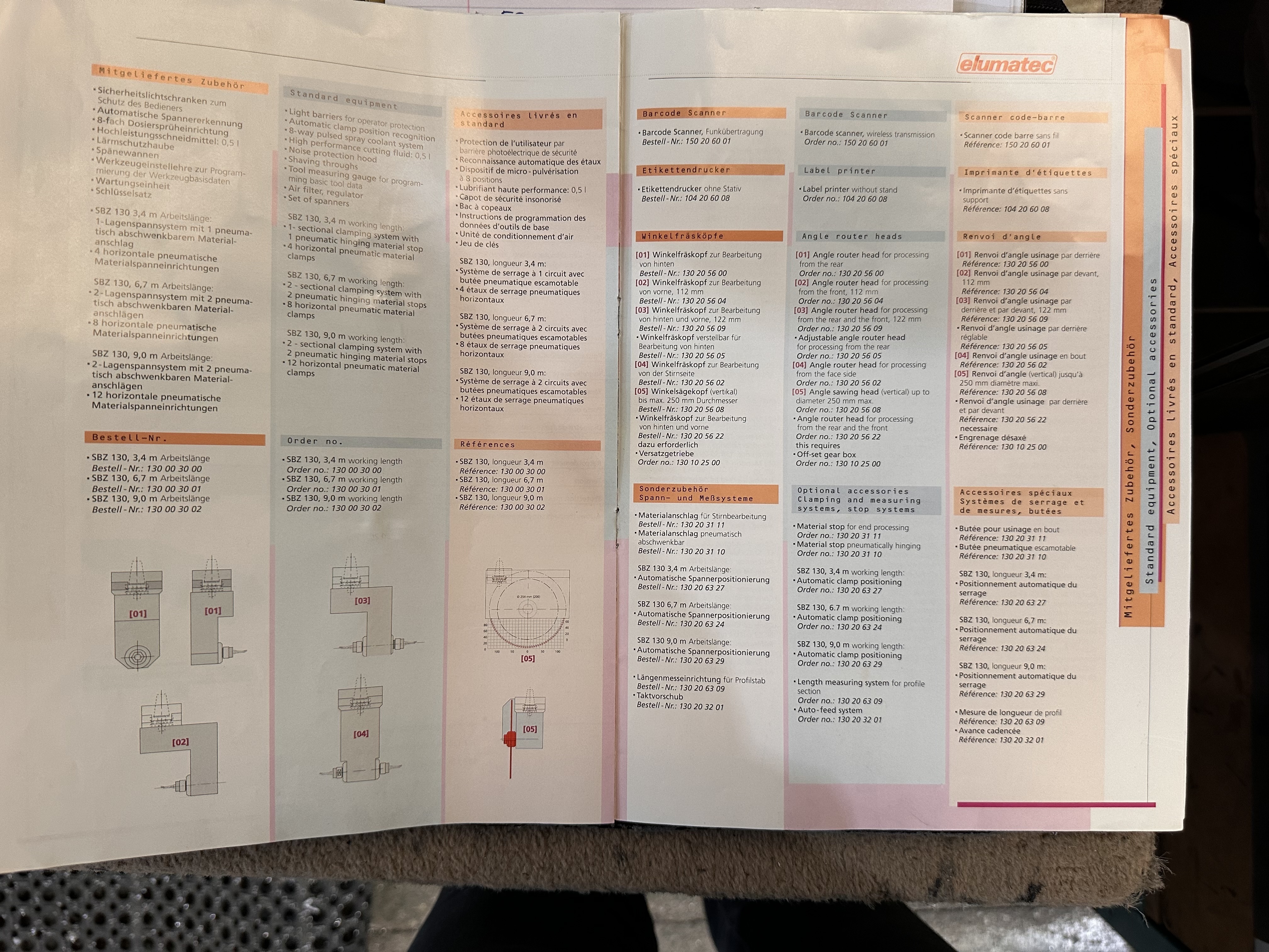 Elumatec SBZ 130 Profile Machining Centre
