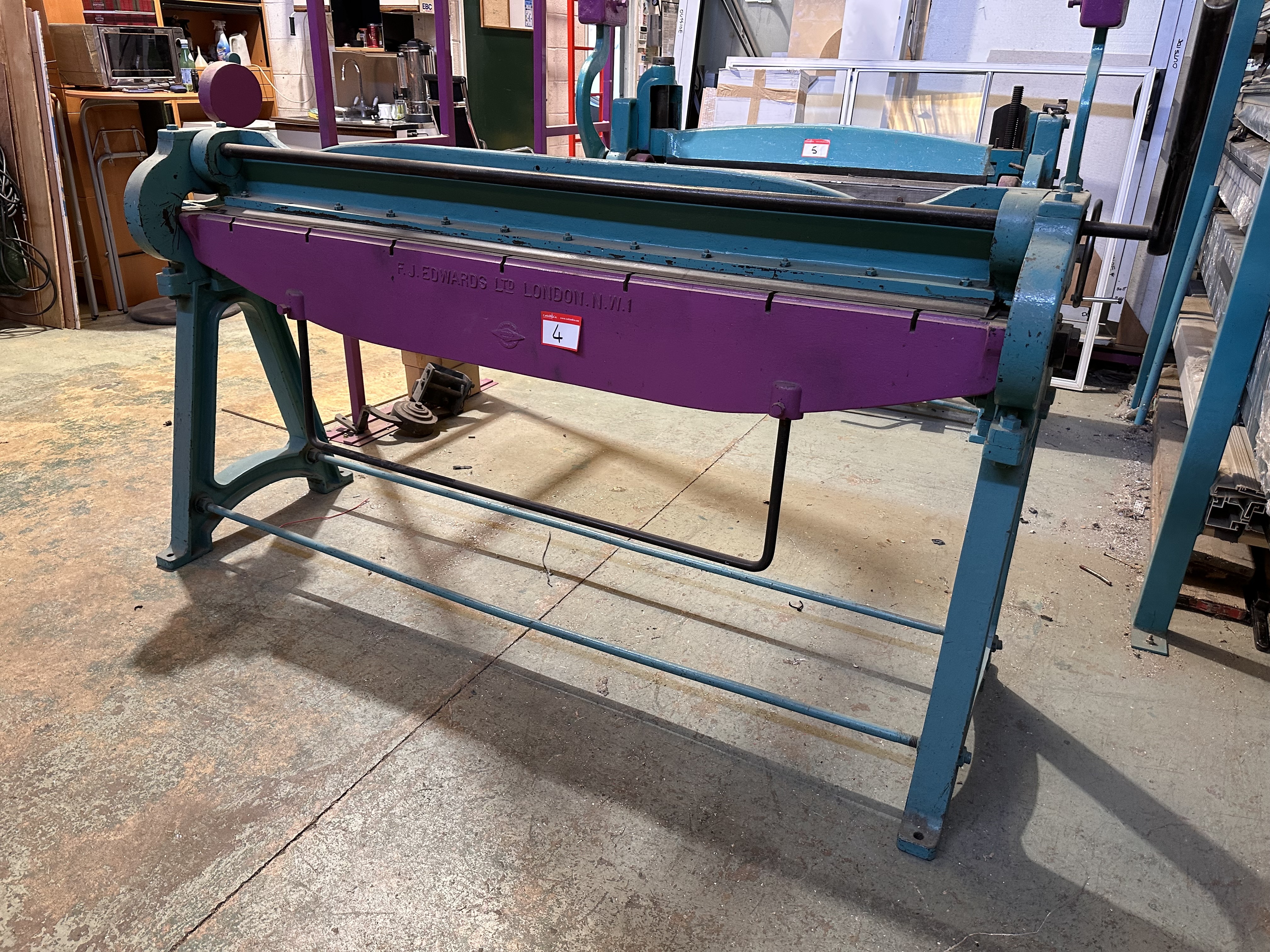 F J Edwards Ltd Sheet Metal Bender