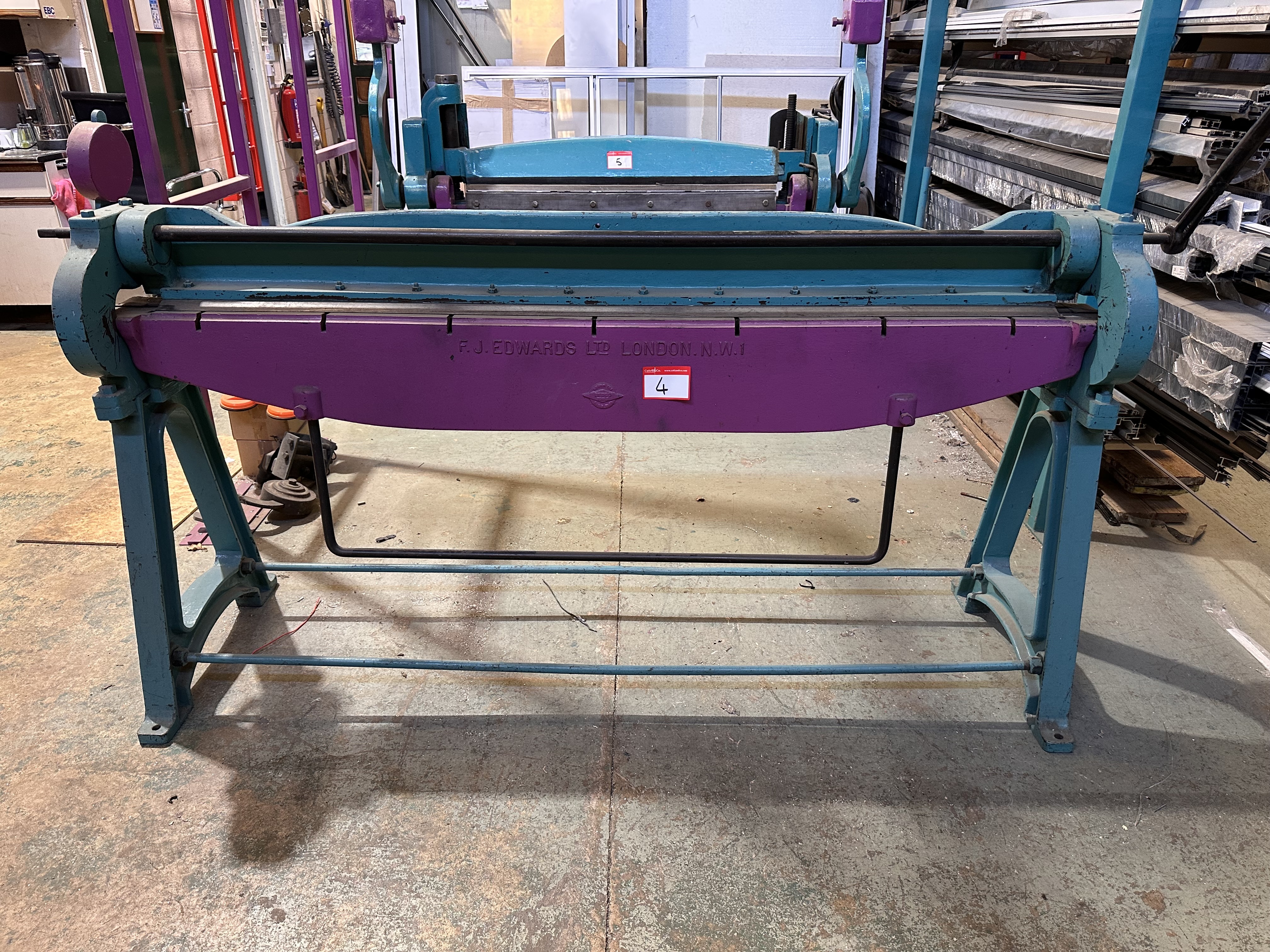 F J Edwards Ltd Sheet Metal Bender