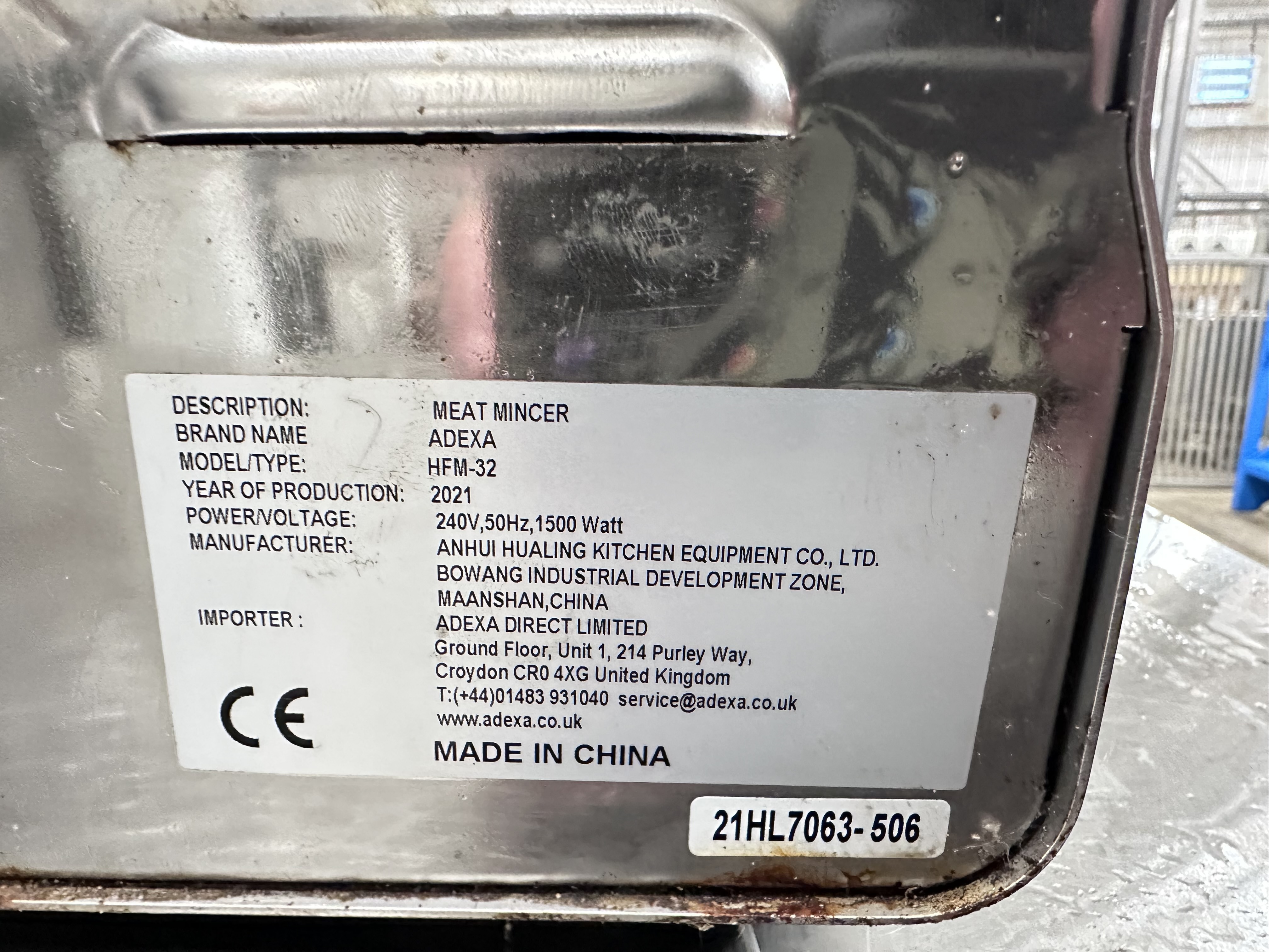 Adexa Meat Mincer Model HFM-32 (2021)